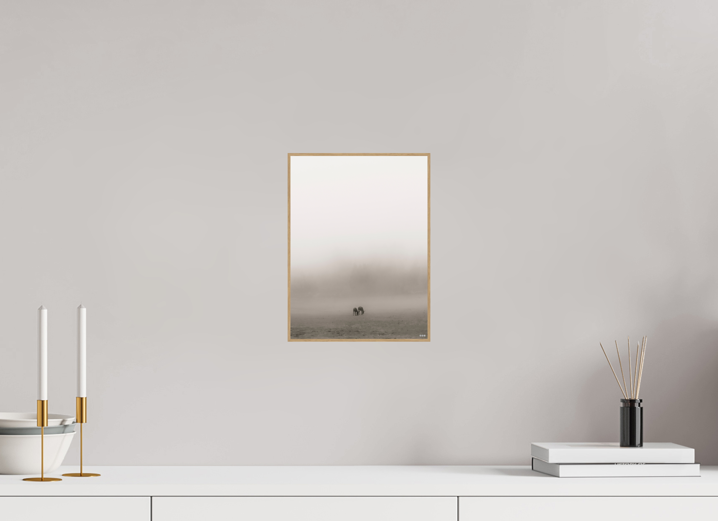 21 x 28 cm, Foto in ArtBox aus Massivholz Eiche natur RED³ PH Mamello III