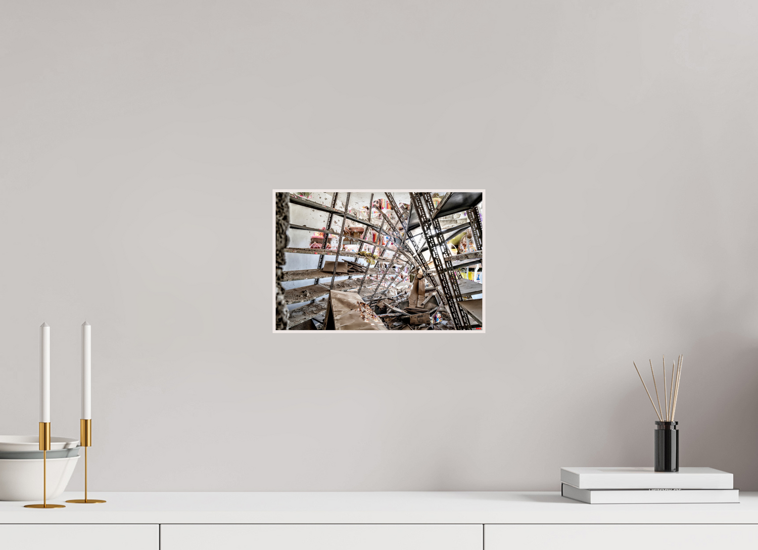 30 x 20 cm, Foto in ArtBox aus Massivholz Ahorn weiß RED³ SCSI Mahira I