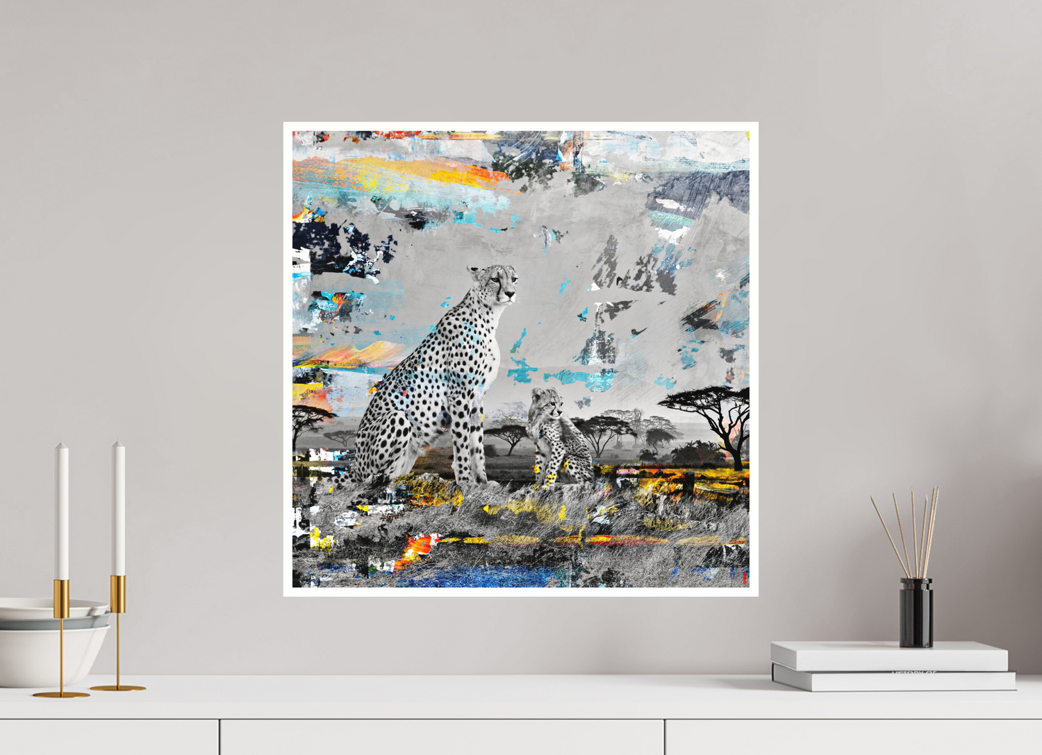 50 x 50 cm, Fine Art Print Hahnemühle William Turner RED³ WC Ladebayo II