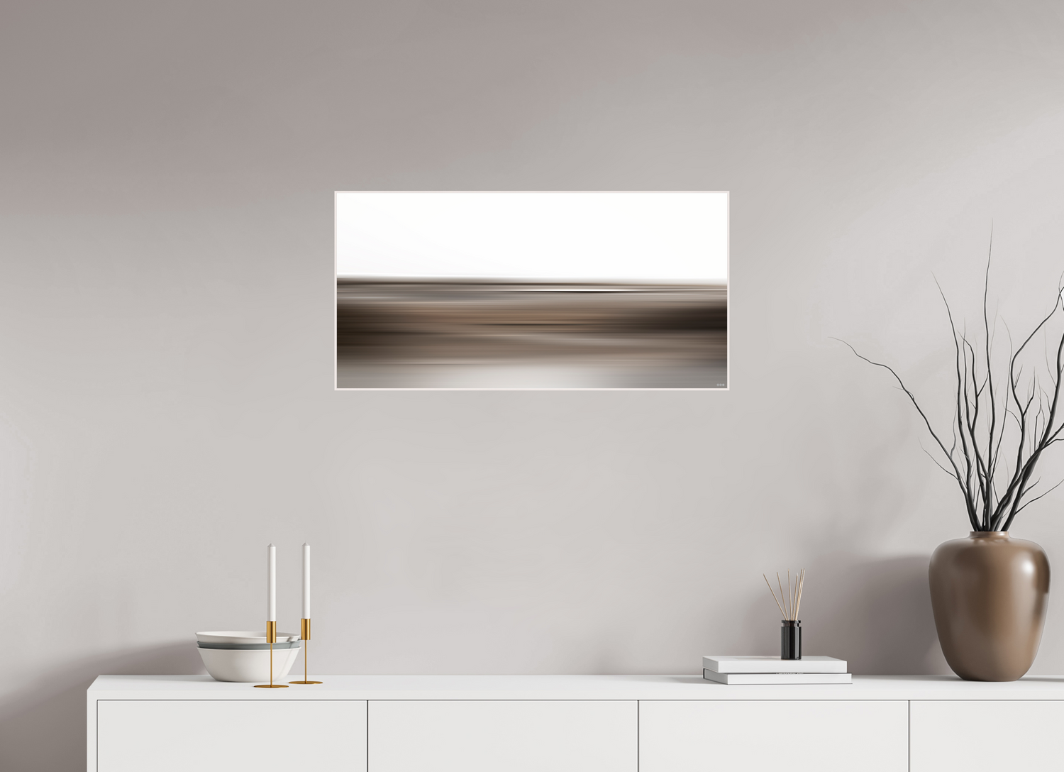 80 x 40 cm, Foto in ArtBox aus Massivholz Ahorn weiß RED³ PH Adisa V