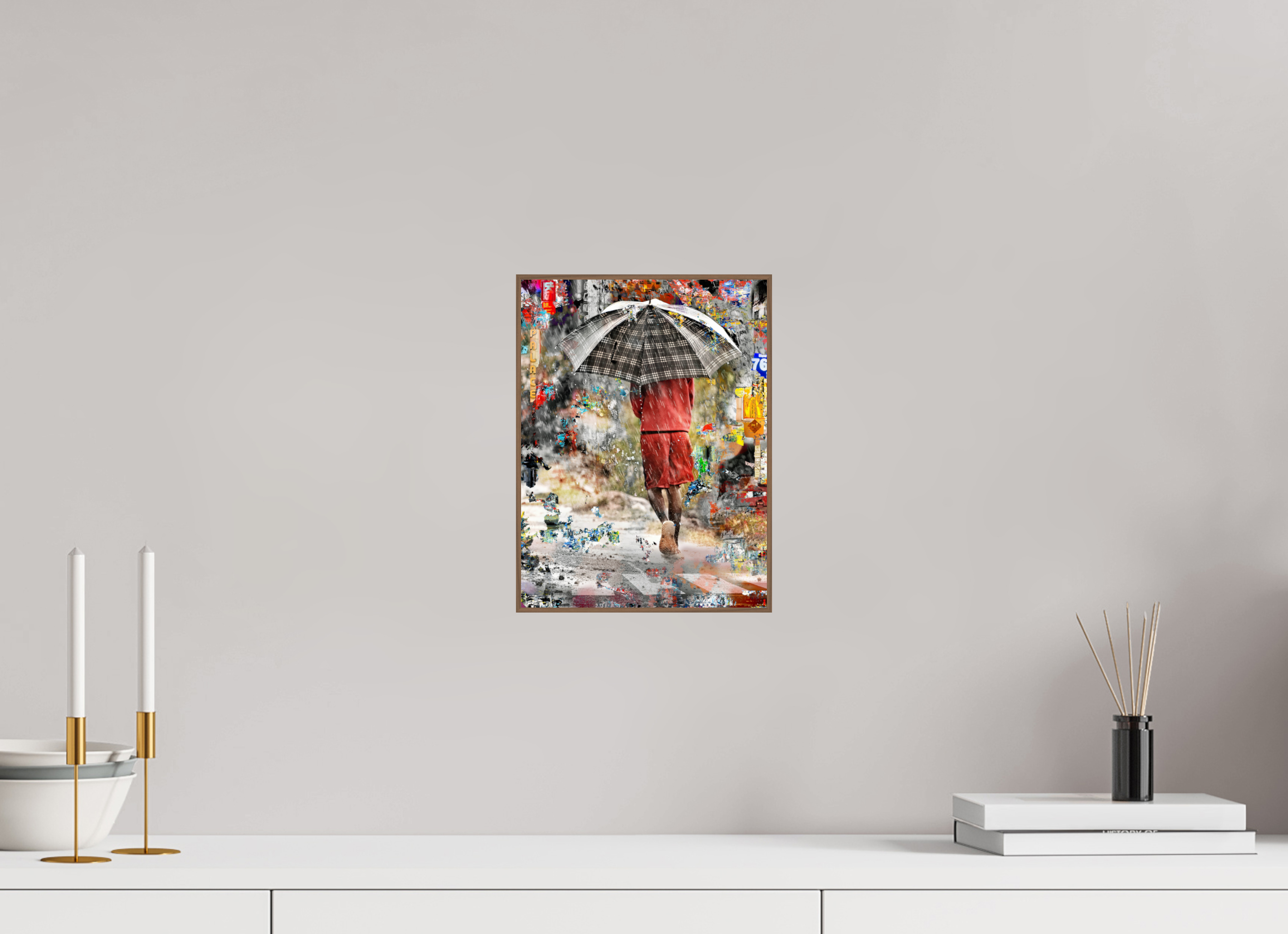 21 x 28 cm, Foto in ArtBox aus Massivholz Nussbaum RED³ HP Wash III