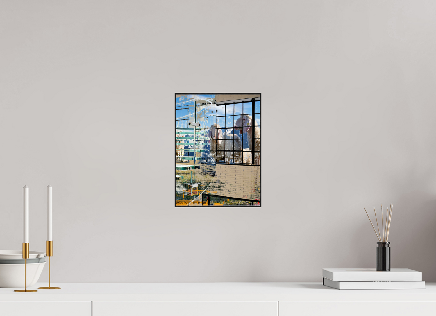 21 x 28 cm, Foto in ArtBox aus Massivholz Eiche schwarz RED³ HP Malia III