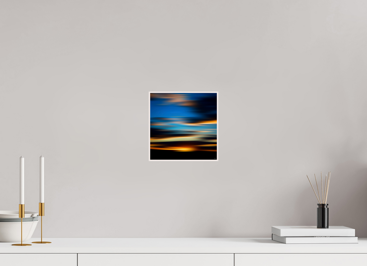 20 x 20 cm, Foto in ArtBox aus Massivholz Ahorn weiß RED³ PH Nahara II