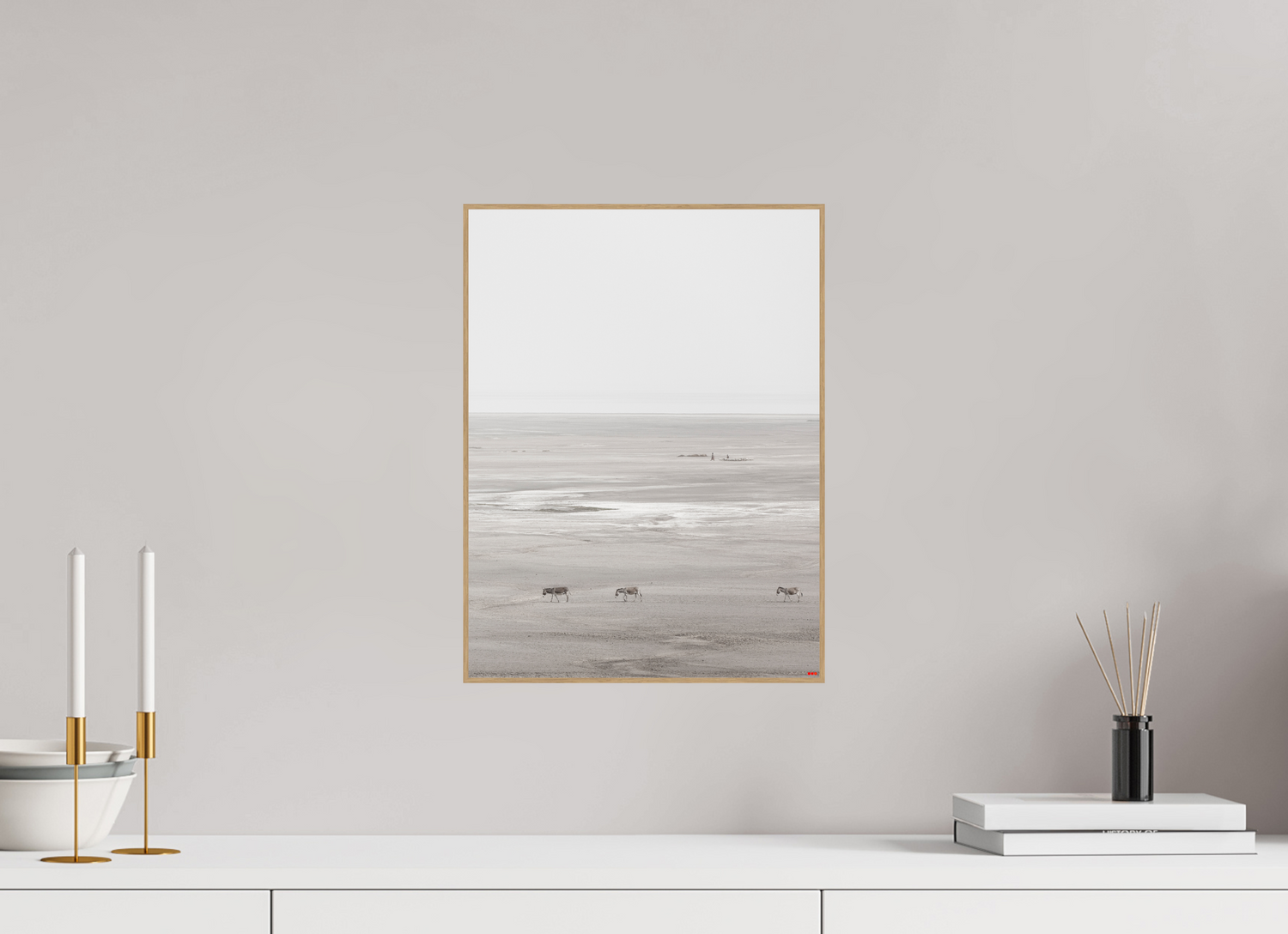 30 x 40 cm, Foto in ArtBox aus Massivholz Eiche natur RED³ PH Danai III