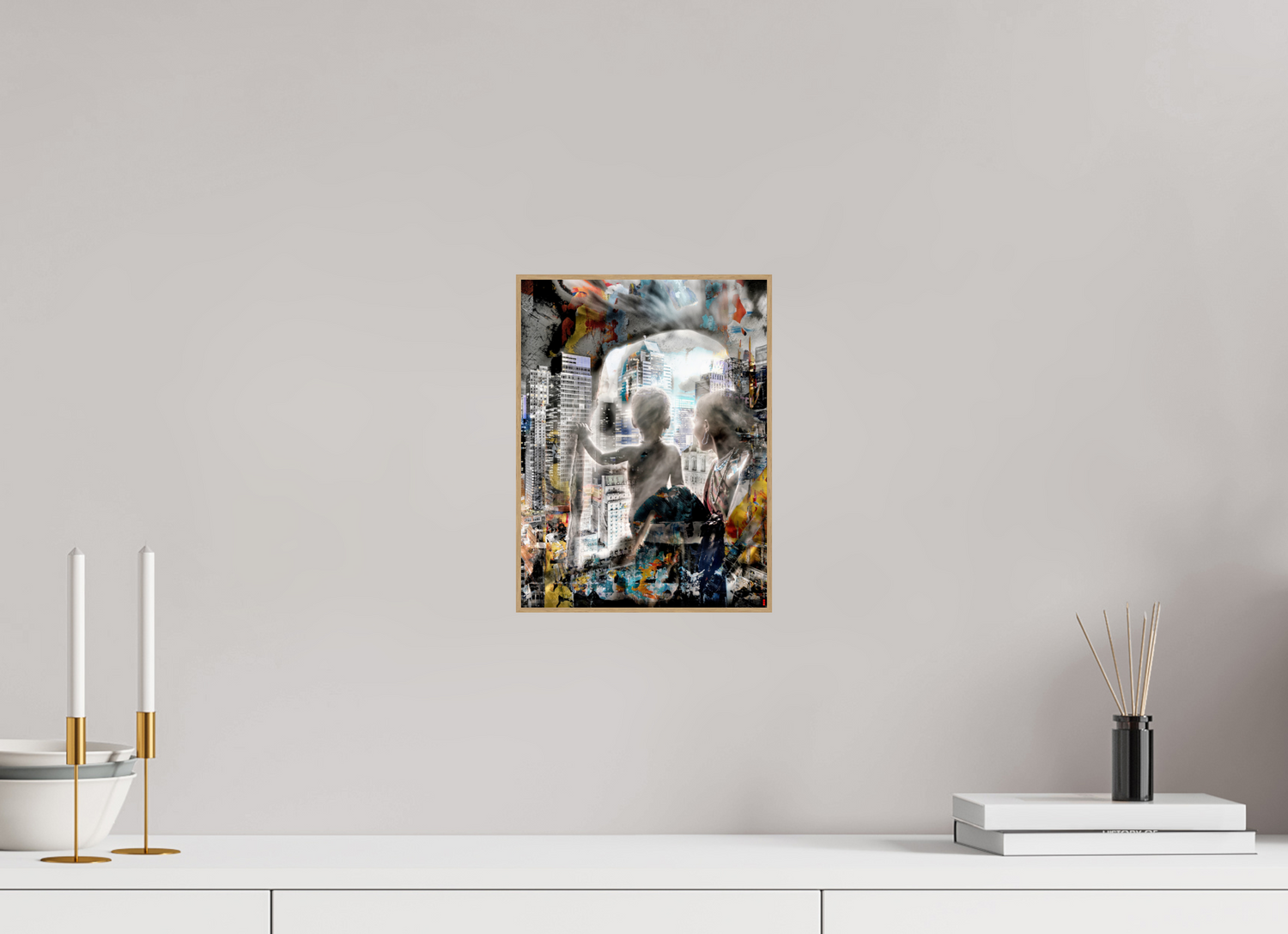 21 x 28 cm, Foto in ArtBox aus Massivholz Eiche natur RED³ HP Sukama III