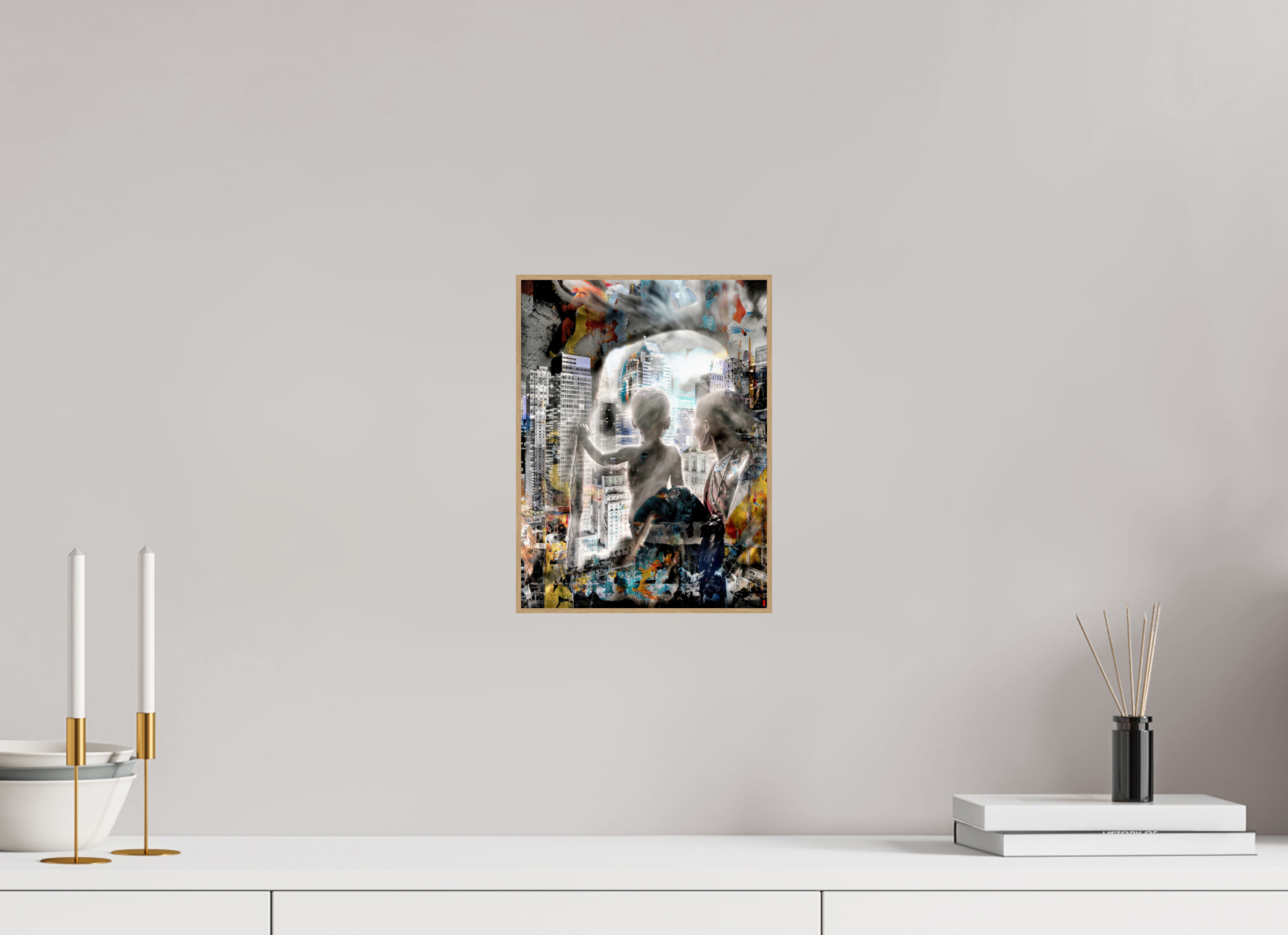 21 x 28 cm, Foto in ArtBox aus Massivholz Eiche natur RED³ HP Sukama III