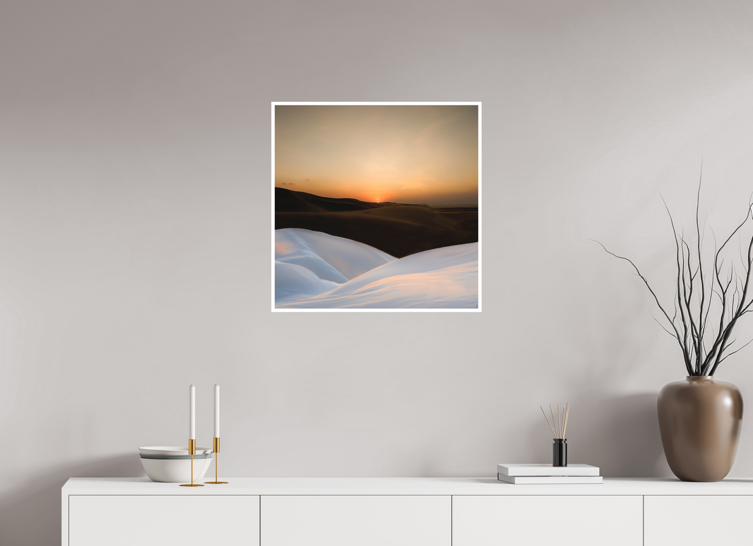 60 x 60 cm, Fine Art Print Hahnemühle William Turner RED³ PH Amirah II