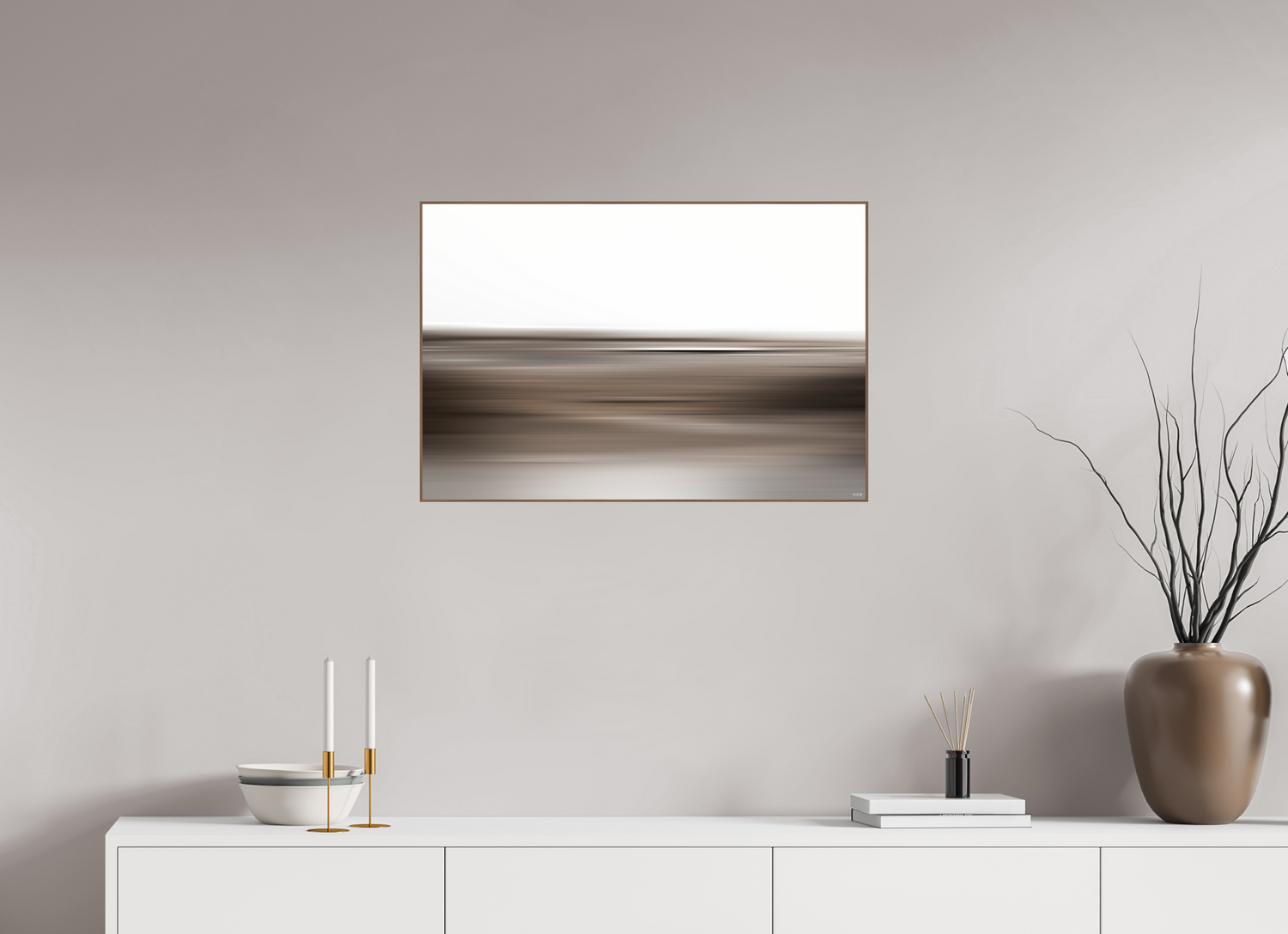 75 x 50 cm, Foto in ArtBox aus Massivholz Nussbaum RED³ PH Adisa I