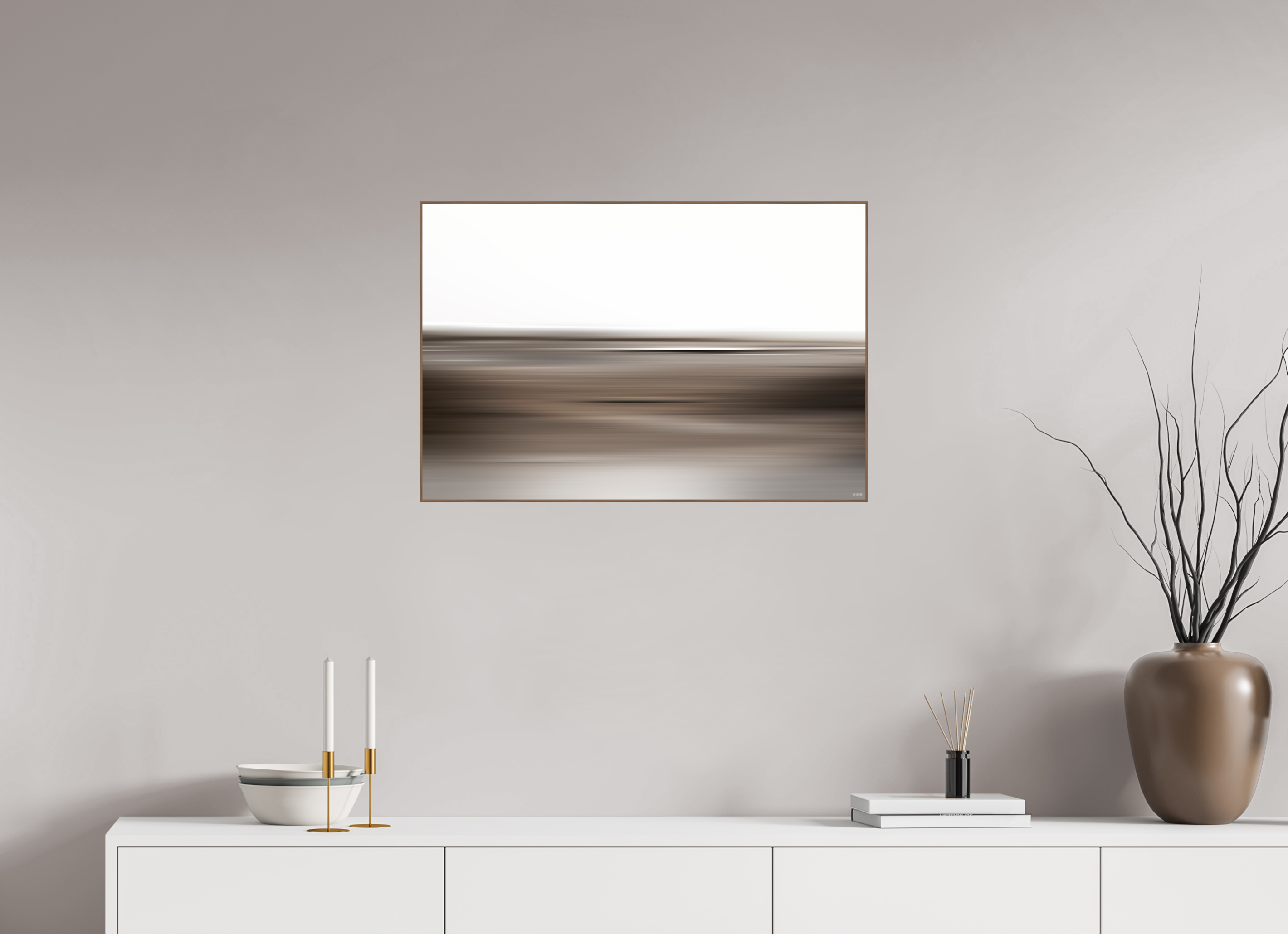 75 x 50 cm, Foto in ArtBox aus Massivholz Nussbaum RED³ PH Adisa I