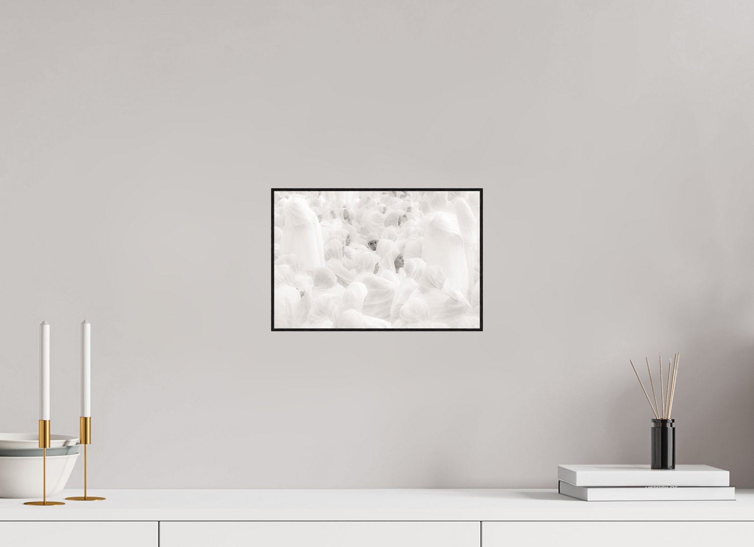 30 x 20 cm, Foto in ArtBox aus Massivholz Eiche schwarz RED³ PH Malia I