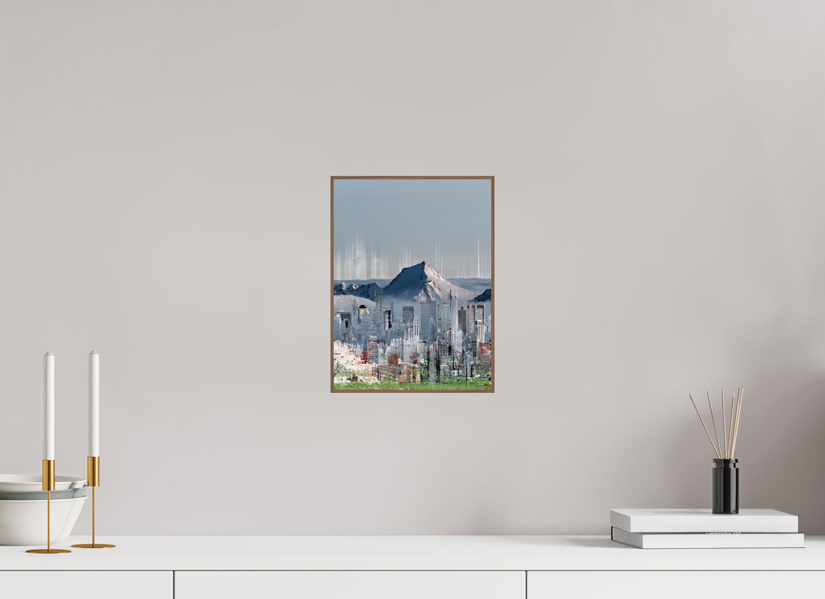 21 x 28 cm, Foto in ArtBox aus Massivholz Nussbaum RED³ HP Mafuane III