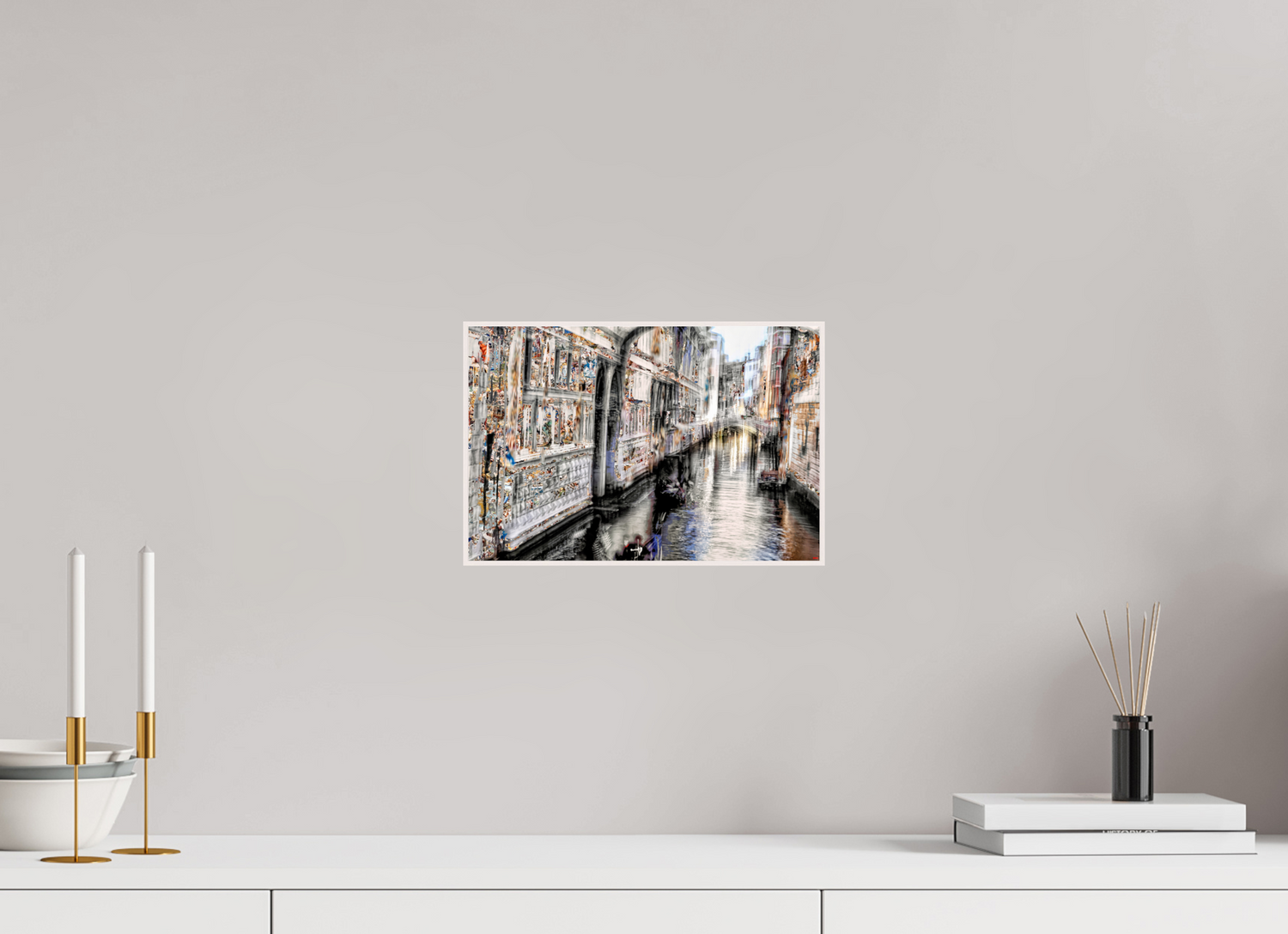 30 x 20 cm, Foto in ArtBox aus Massivholz Ahorn weiß RED³ HP Amari I