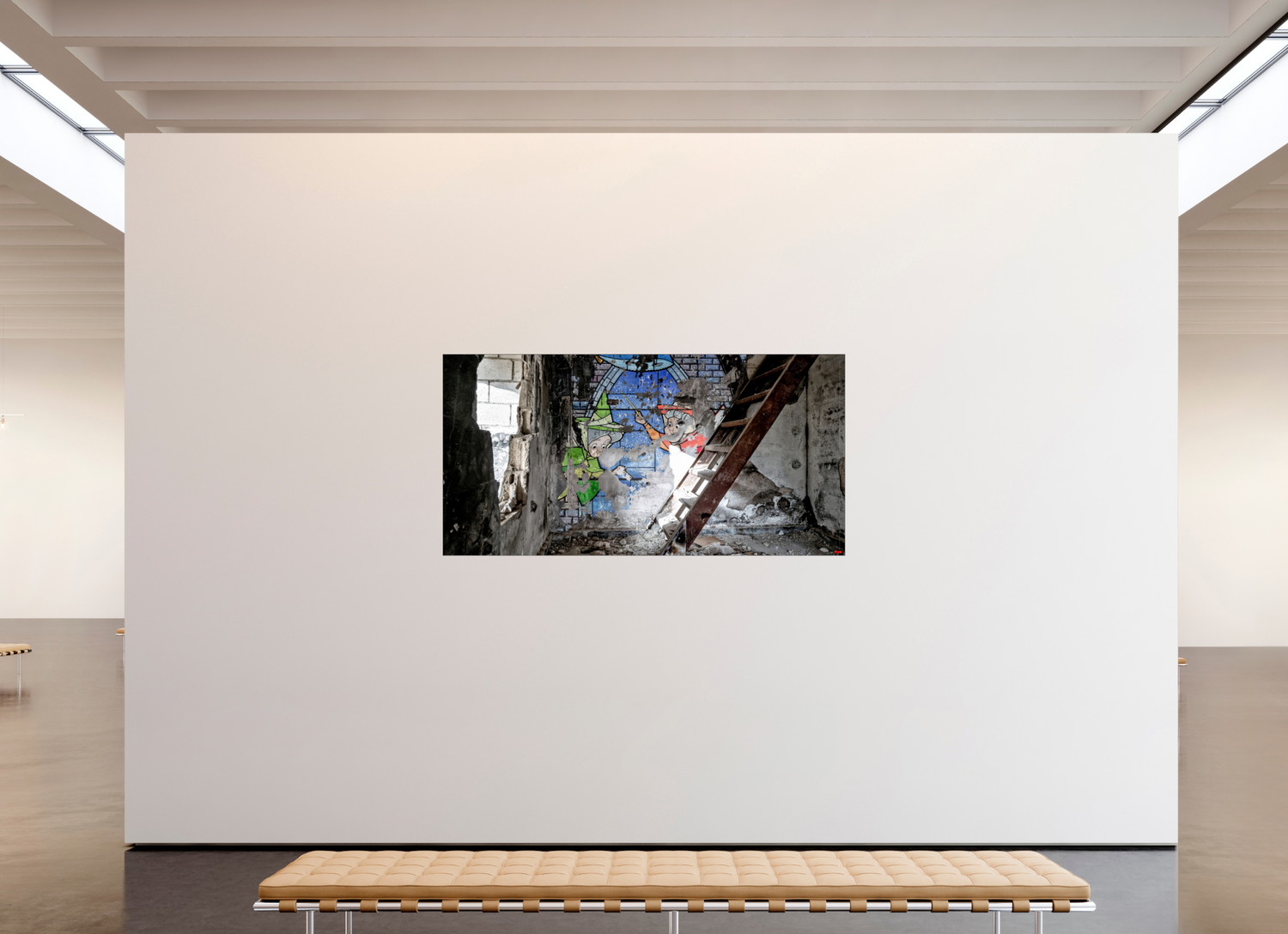 200 x 100 cm, Slimline Einfassung schwarz unter 2mm Acrylglas FA SCSI Mazaya V