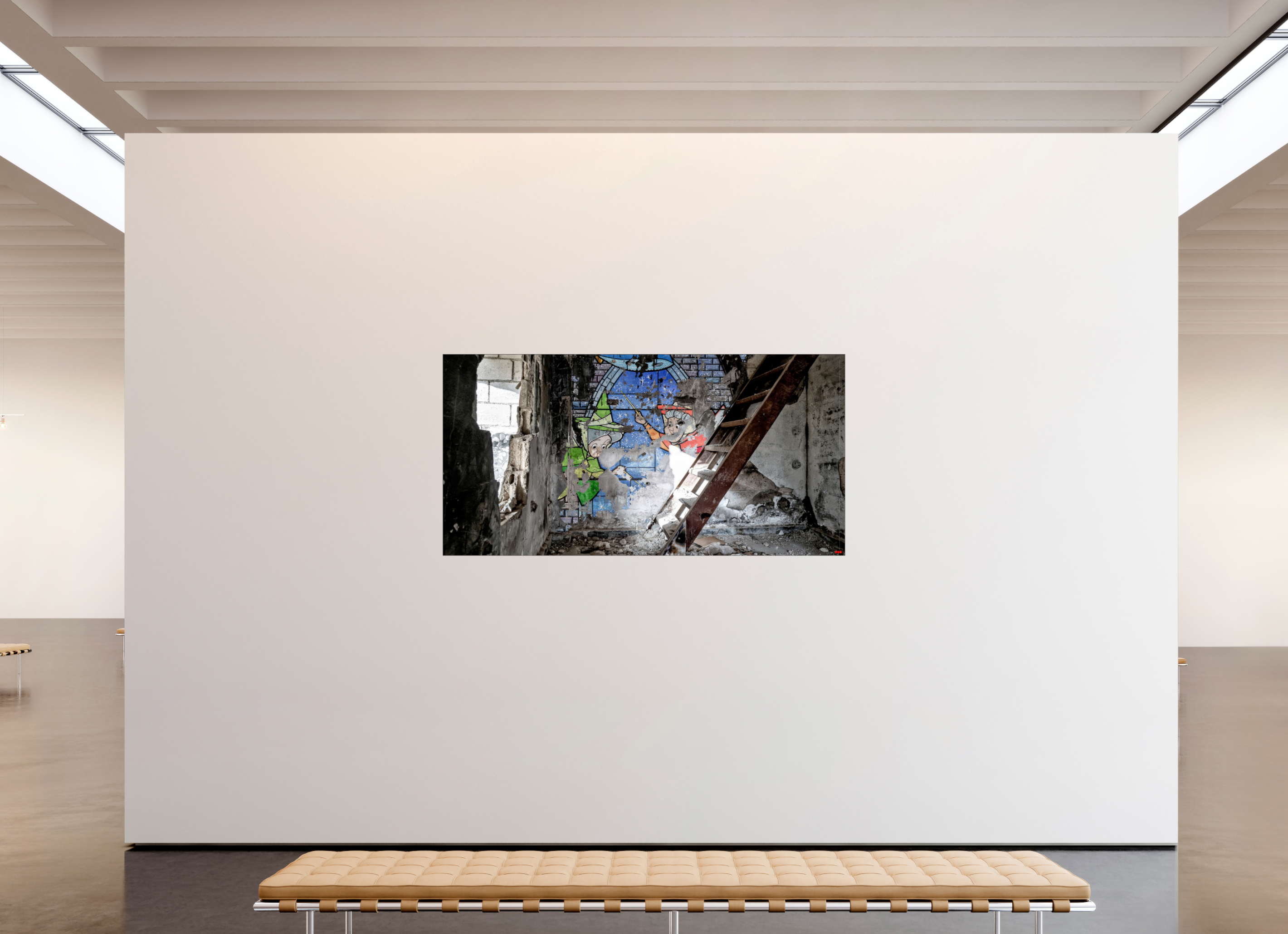 200 x 100 cm, Slimline Einfassung schwarz unter 2mm Acrylglas FA SCSI Mazaya V