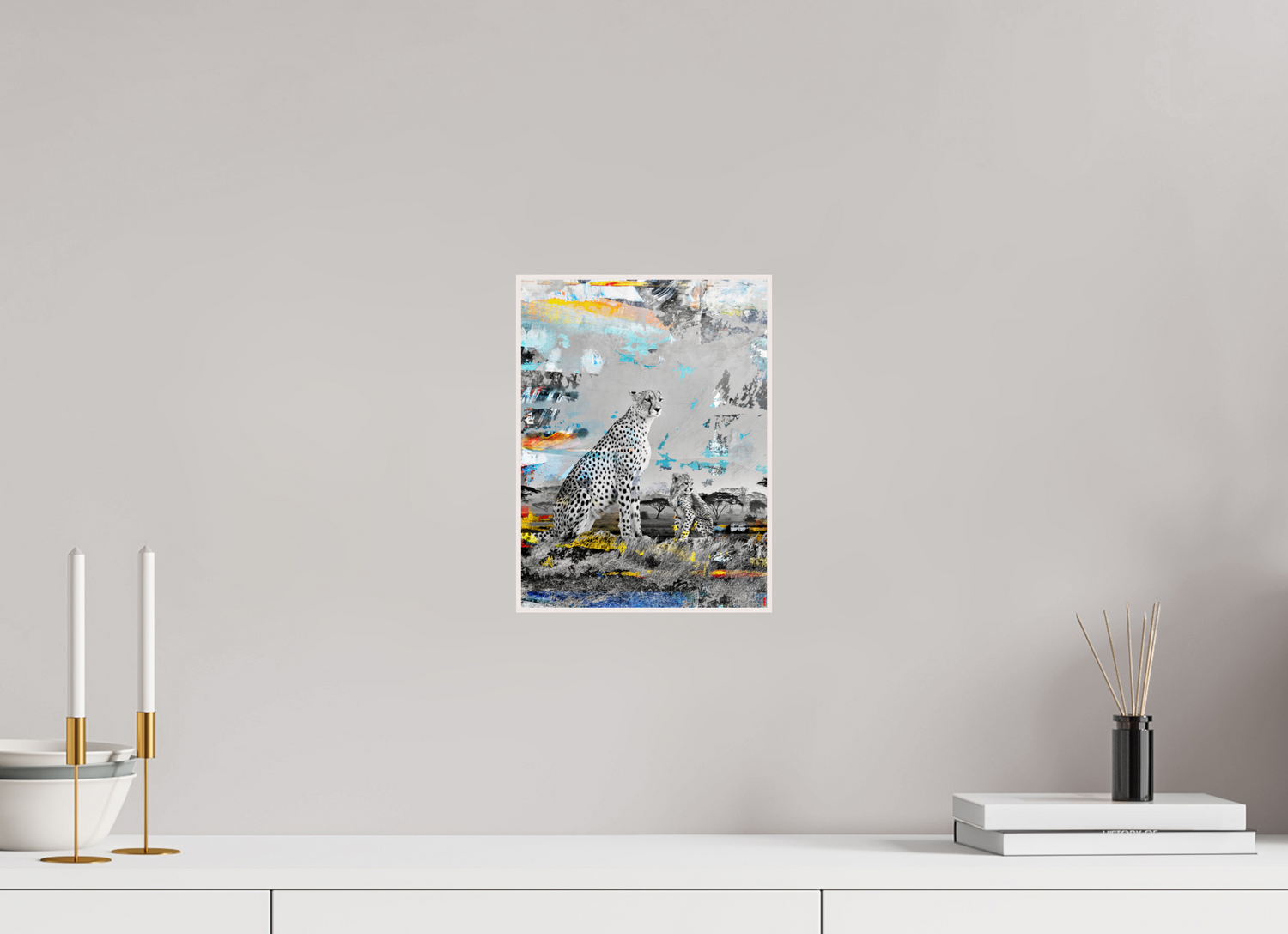 21 x 28 cm, Foto in ArtBox aus Massivholz Ahorn weiß RED³ WC Ladebayo III