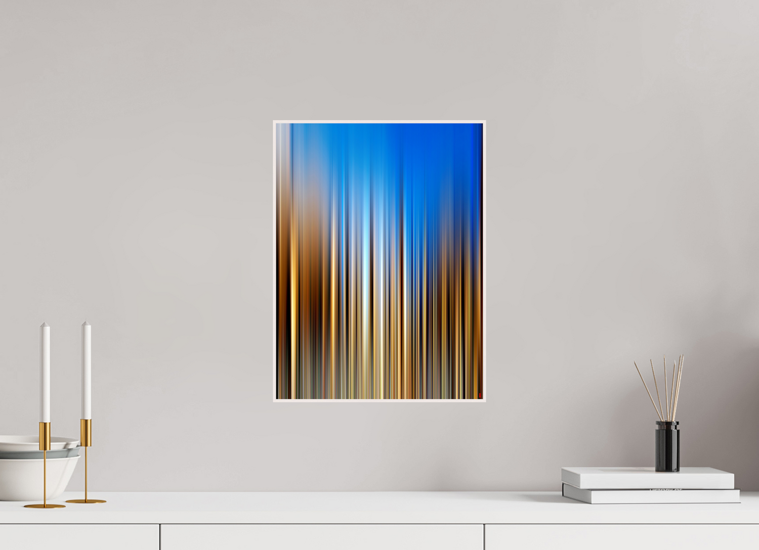 30 x 40 cm, Foto in ArtBox aus Massivholz Ahorn weiß RED³ PH Ayondele III