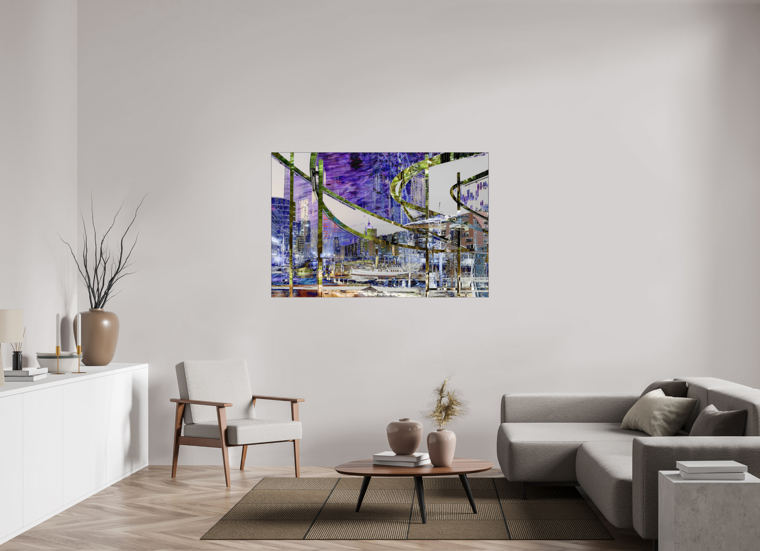 150 x 100 cm, Slimline Einfassung schwarz unter 2mm Acrylglas E HUMANPLAYGROUND Massawa I