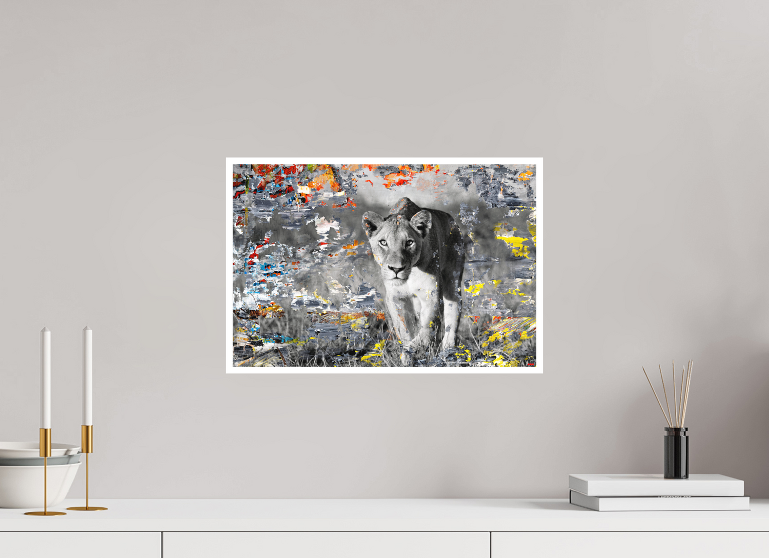 45 x 30 cm, Fine Art Print Hahnemühle William Turner RED³ WC Lamaya I