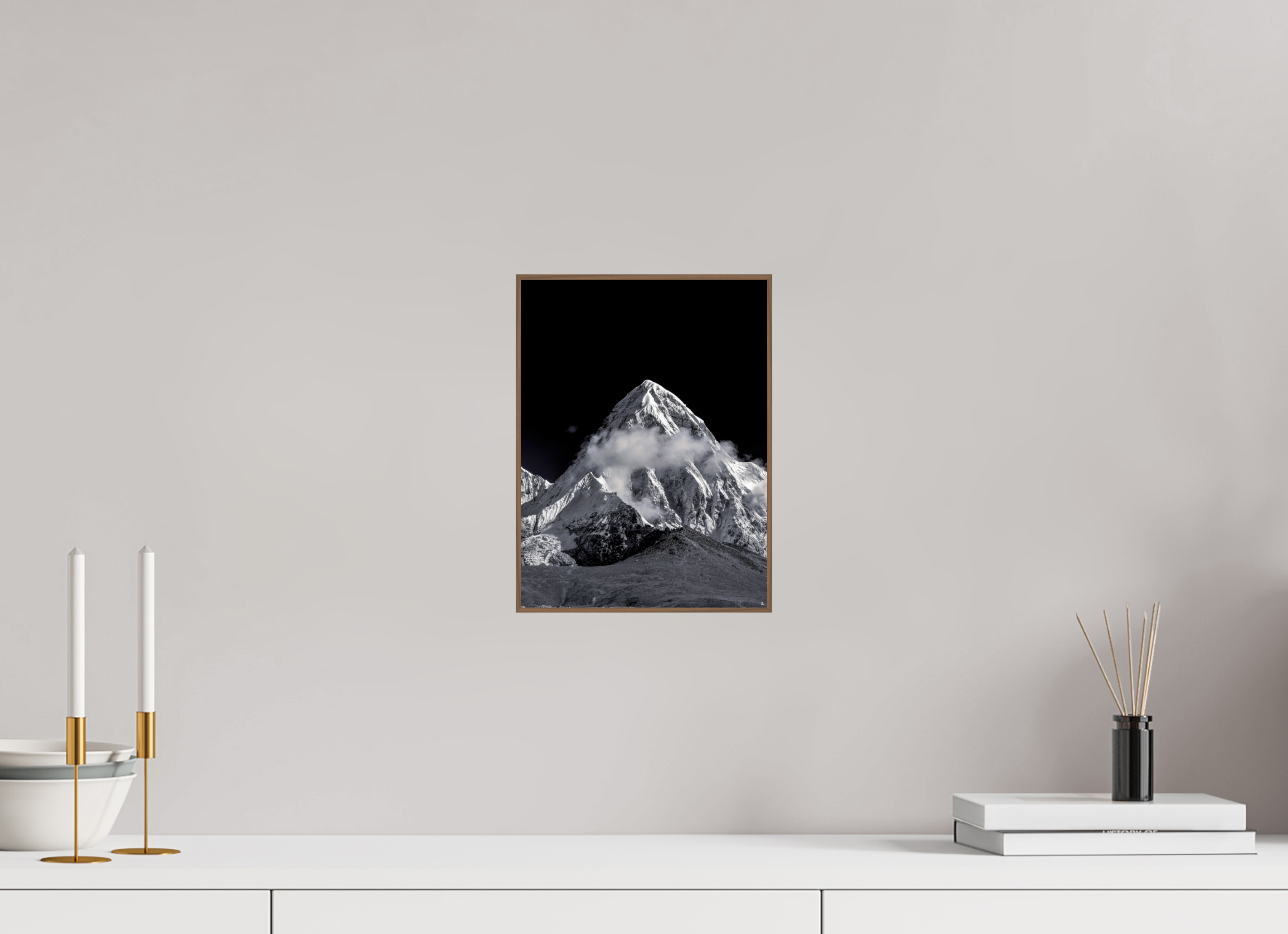 21 x 28 cm, Foto in ArtBox aus Massivholz Nussbaum RED³ Samten III