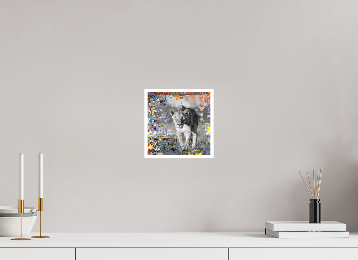 20 x 20 cm, Fine Art Print Hahnemühle William Turner RED³ WC Lamaya II