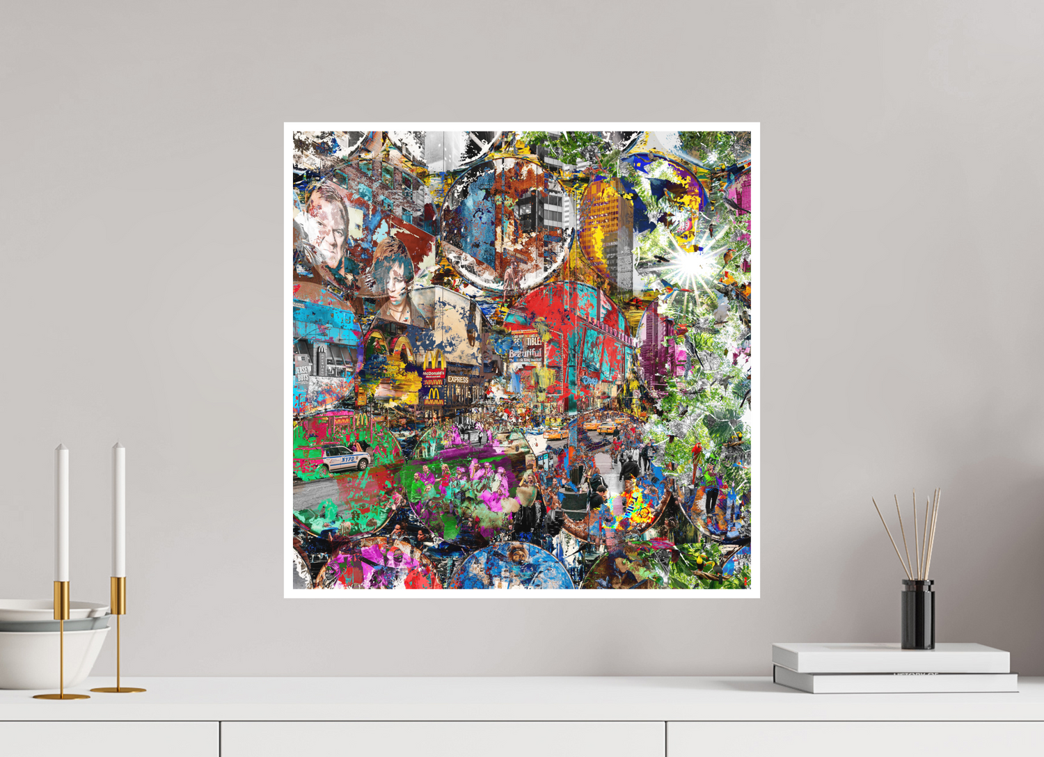 50 x 50 cm, Fine Art Print Hahnemühle William Turner RED³ HP Winston churchills boy II