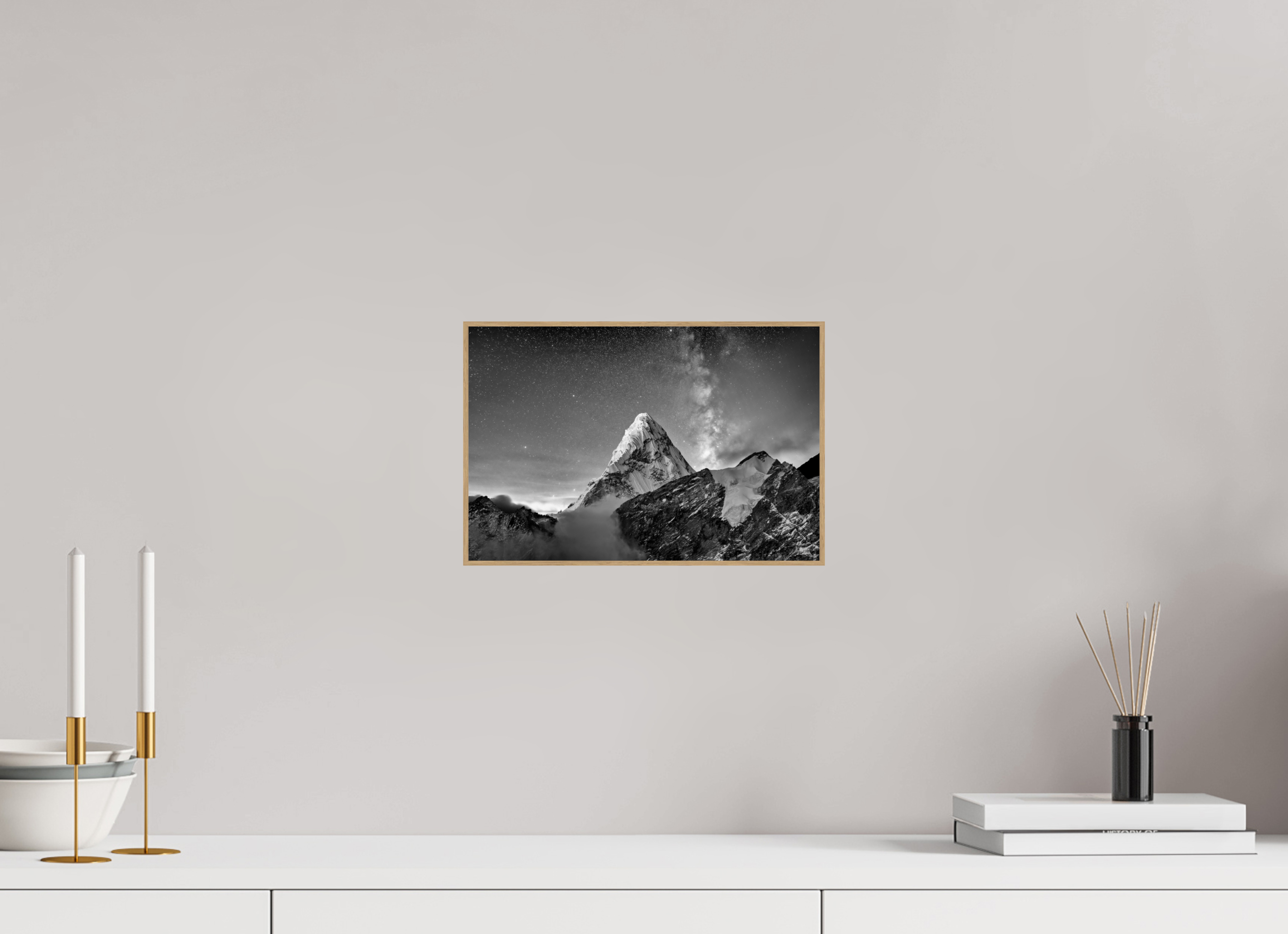 30 x 20 cm, Foto in ArtBox aus Massivholz Eiche natur RED³ PH Sujata I