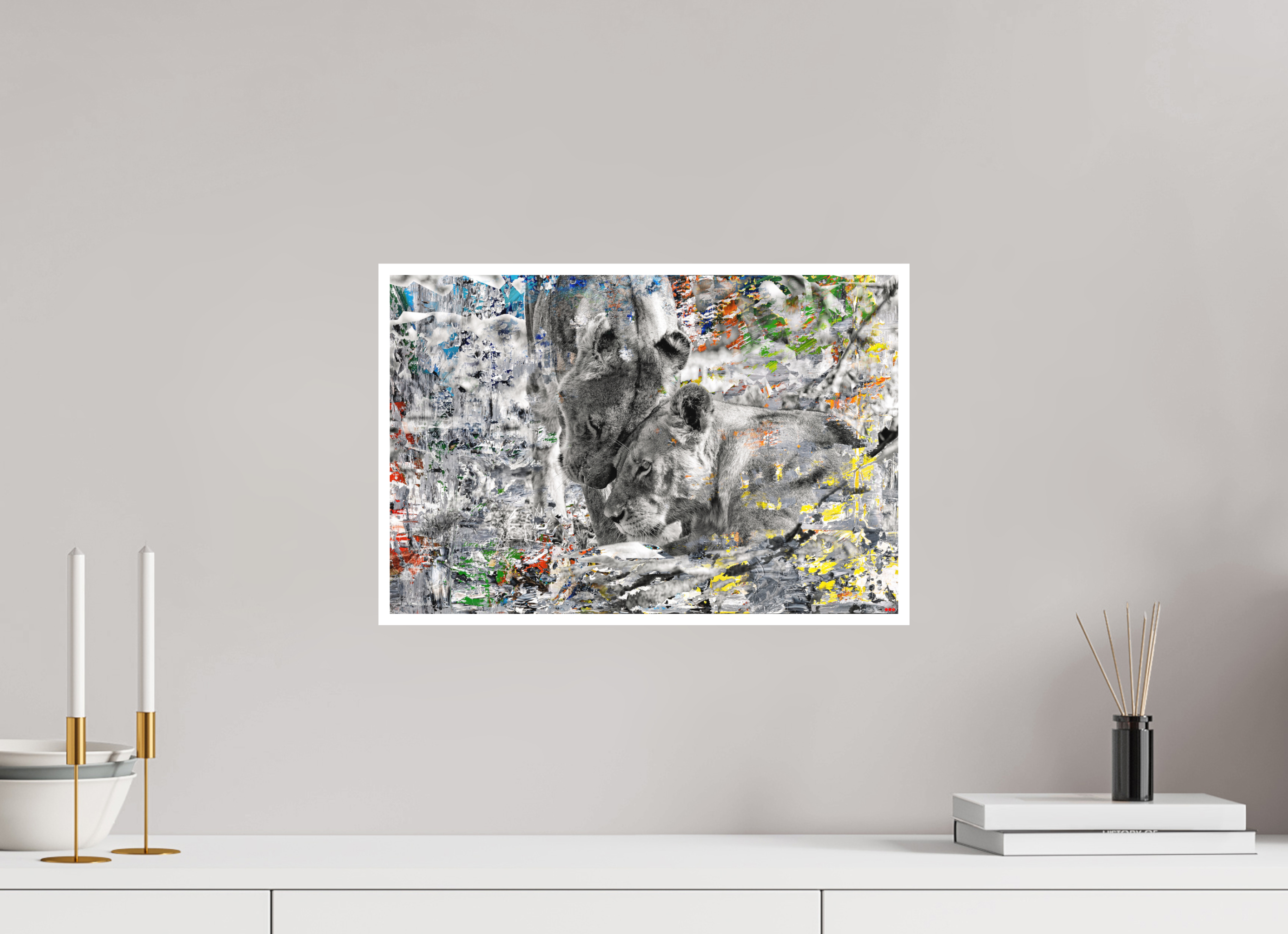 45 x 30 cm, Fine Art Print Hahnemühle William Turner RED³ WC Layamaya I