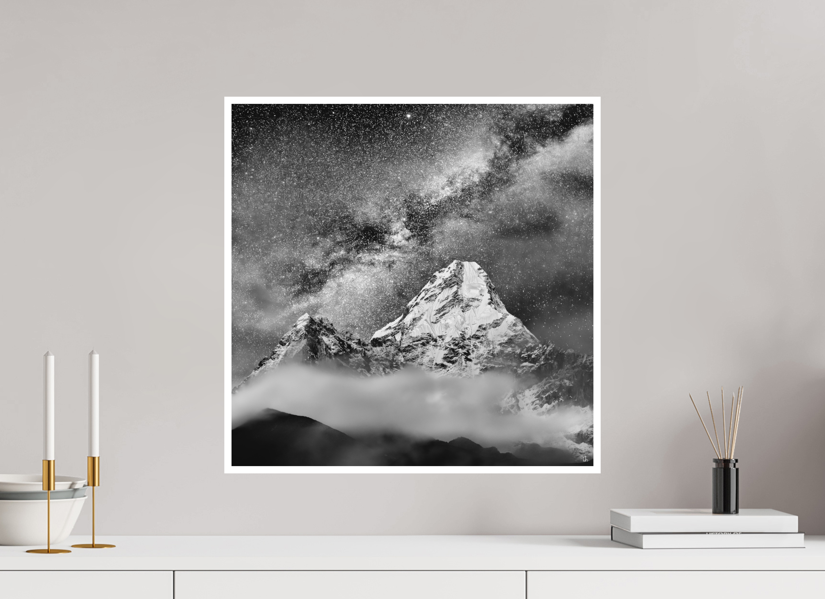 50 x 50 cm, Fine Art Print Hahnemühle William Turner RED³ Sherab II