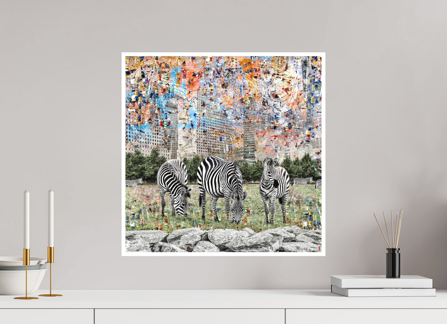 50 x 50 cm, Fine Art Print Hahnemühle William Turner RED³ WC Amaya II