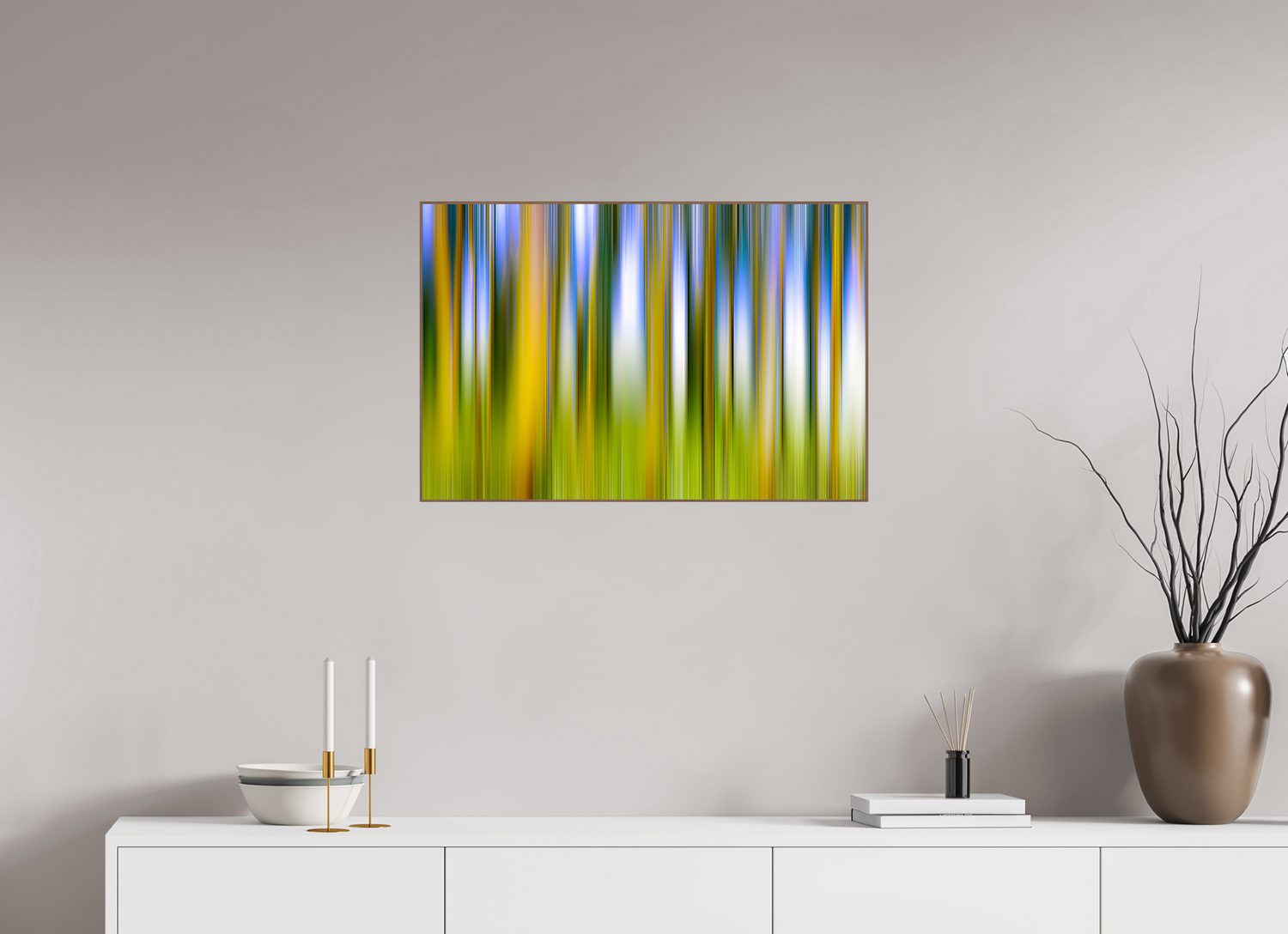 75 x 50 cm, Foto in ArtBox aus Massivholz Nussbaum RED³ PH Ayashe I