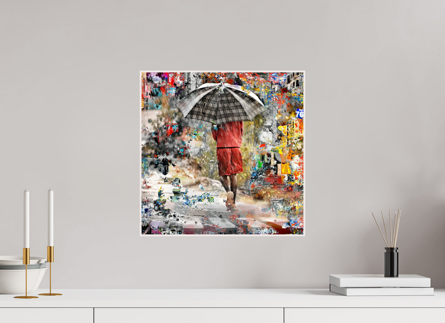 40 x 40 cm, Foto in ArtBox aus Massivholz Ahorn weiß RED³ HP Wash II