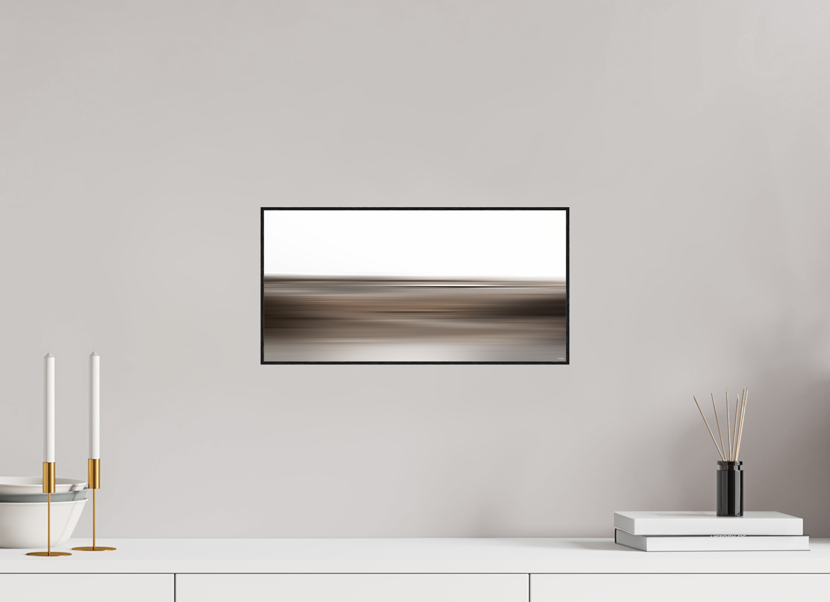 40 x 20 cm, Foto in ArtBox aus Massivholz Eiche schwarz RED³ PH Adisa V