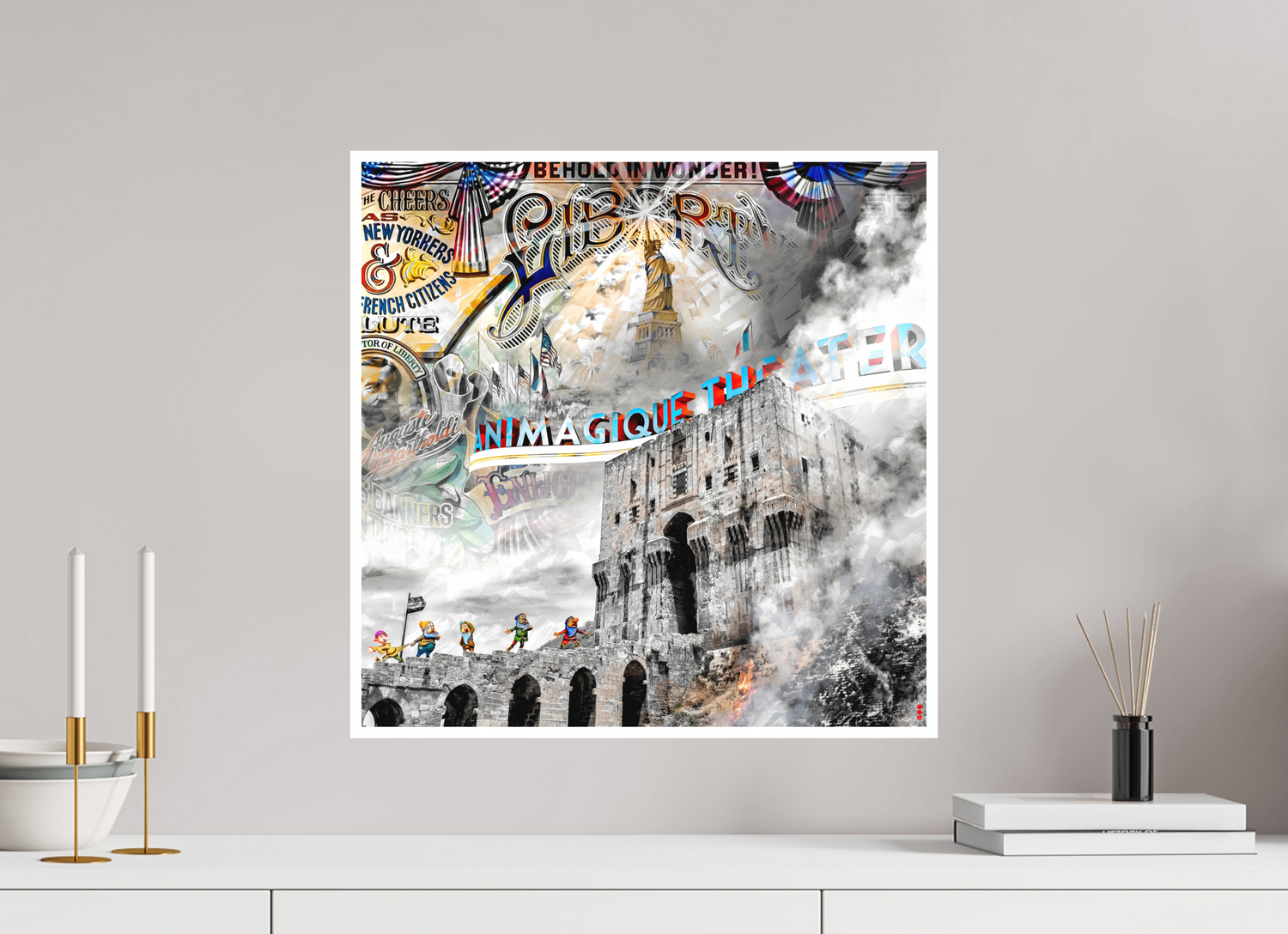 50 x 50 cm, Fine Art Print Hahnemühle William Turner RED³ SCSI Mumtaz II