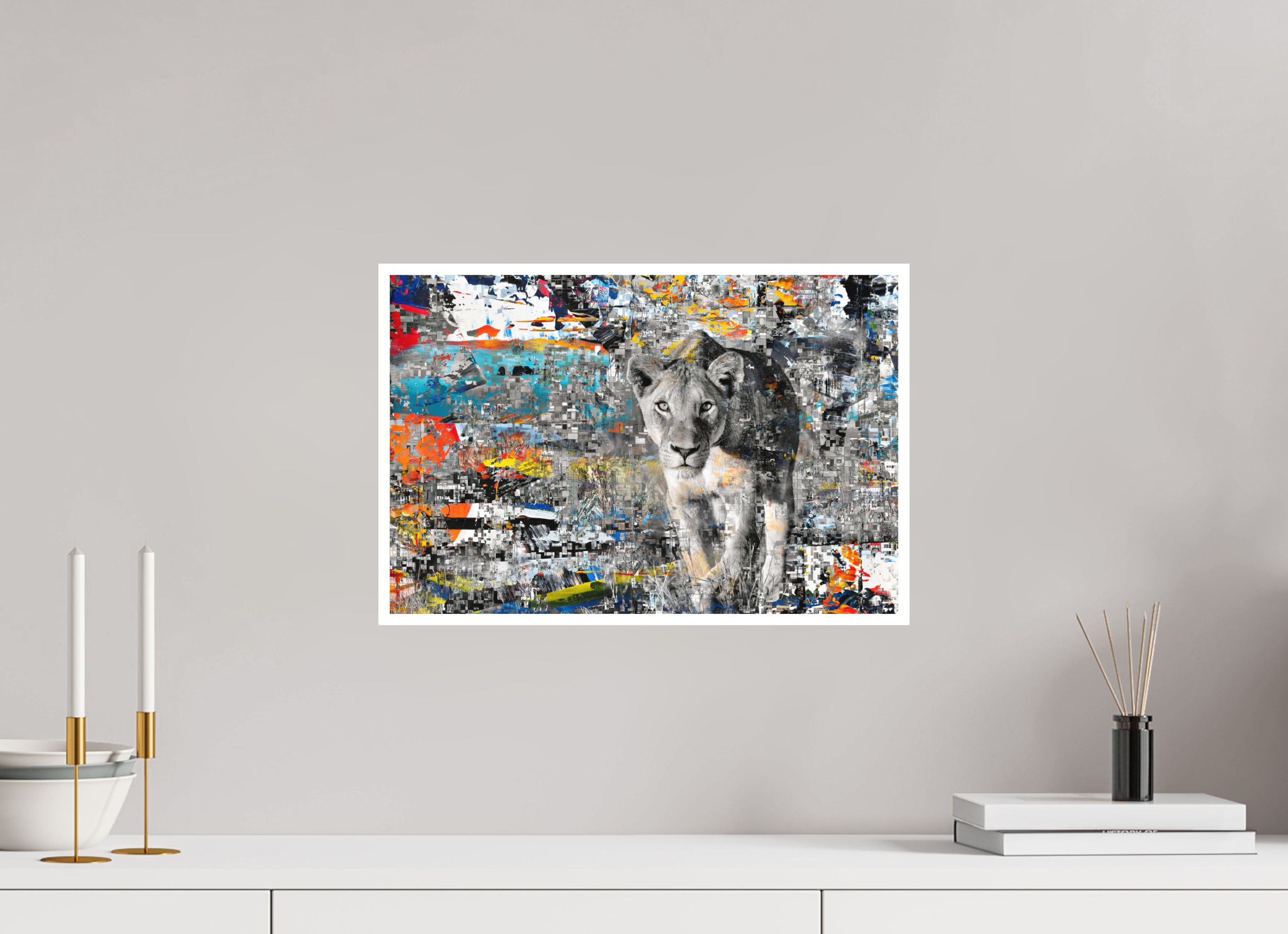 45 x 30 cm, Fine Art Print Hahnemühle William Turner RED³ WC Kachine I