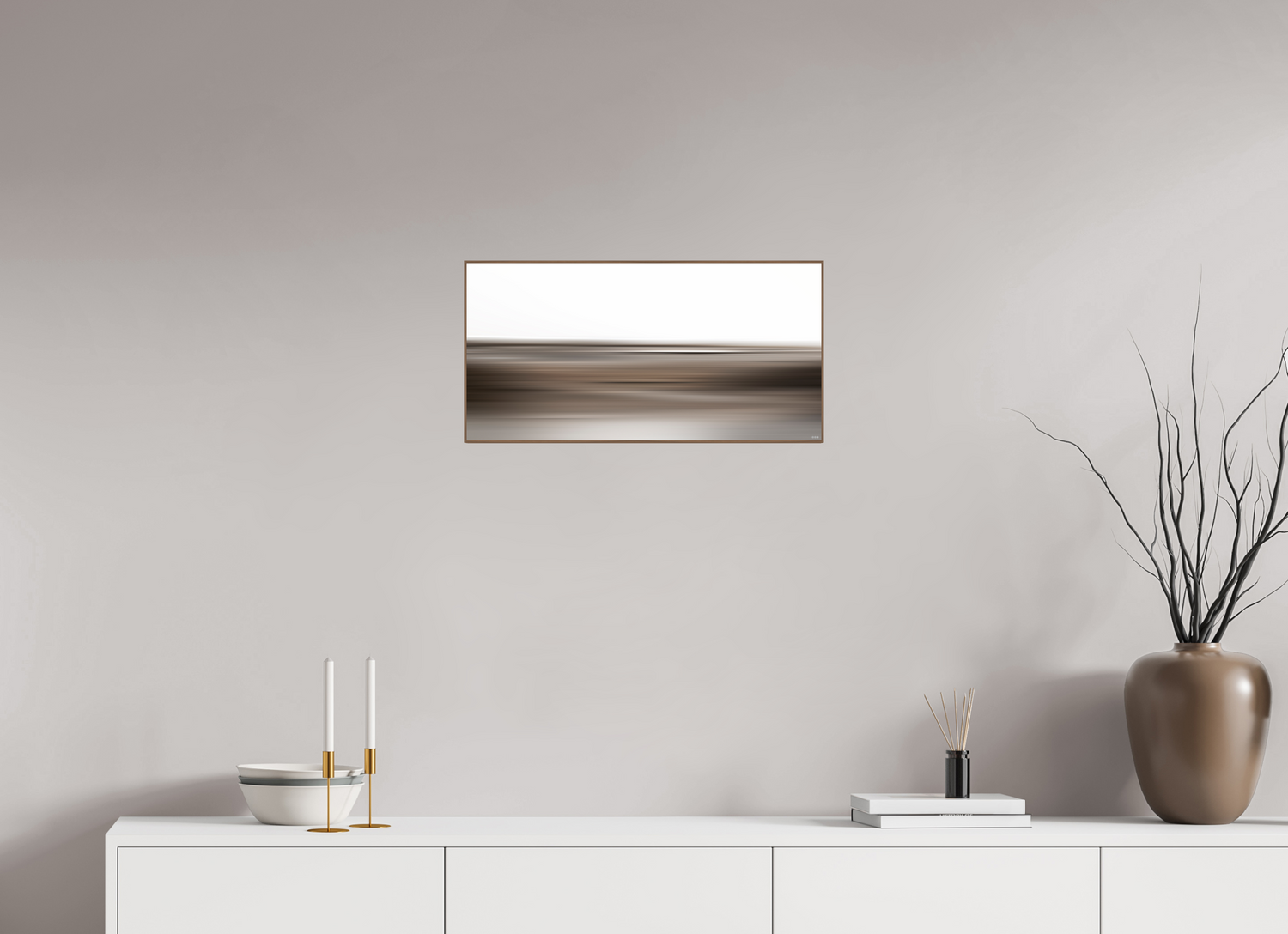 60 x 30 cm, Foto in ArtBox aus Massivholz Nussbaum RED³ PH Adisa V