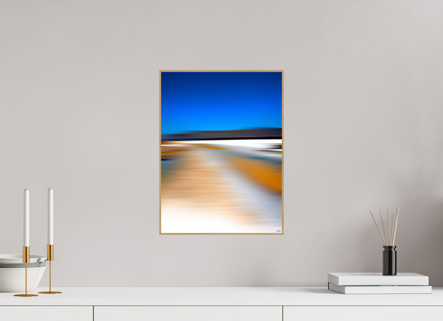 30 x 40 cm, Foto in ArtBox aus Massivholz Eiche natur RED³ PH Antankara III