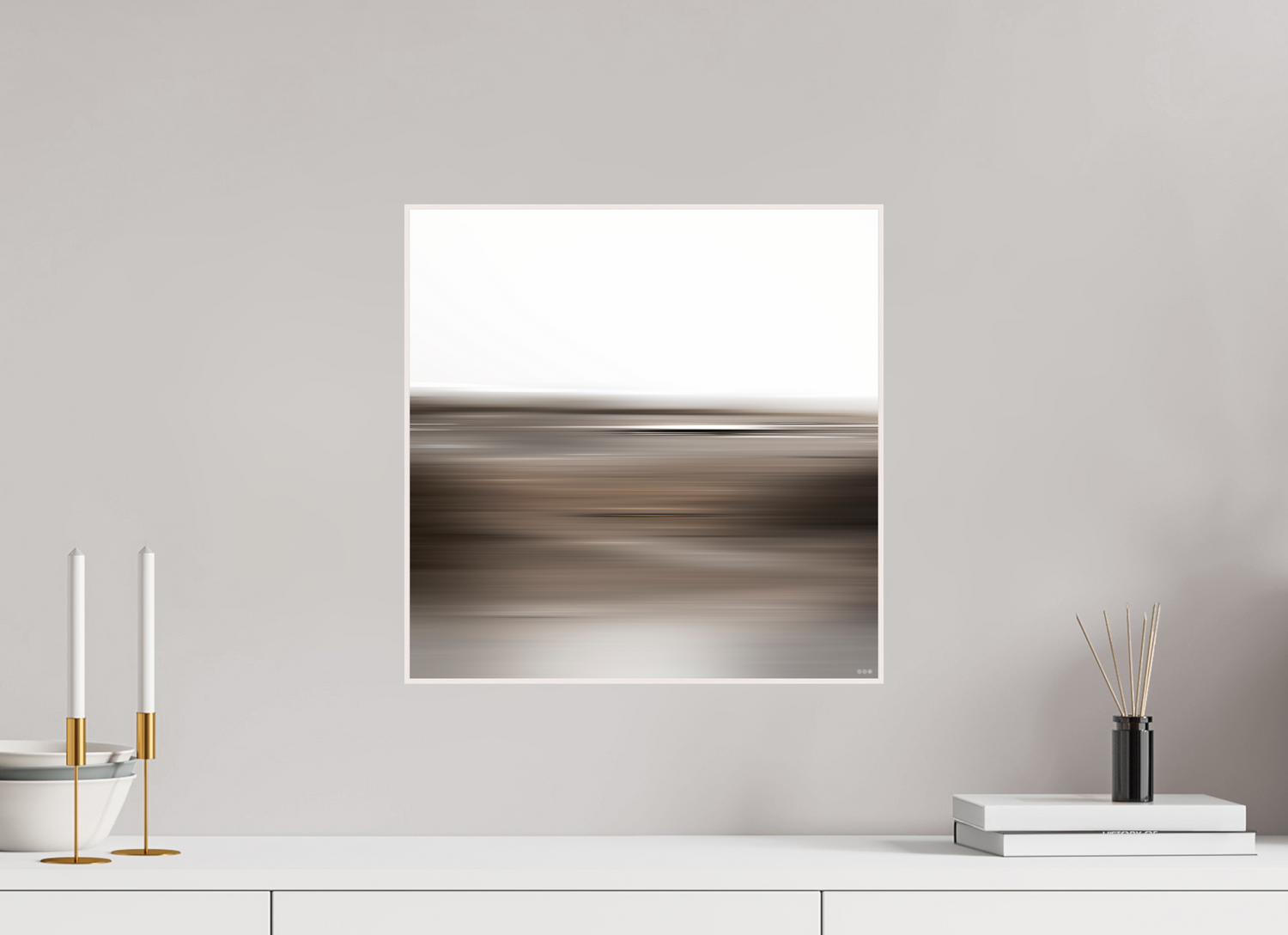 40 x 40 cm, Foto in ArtBox aus Massivholz Ahorn weiß RED³ PH Adisa II