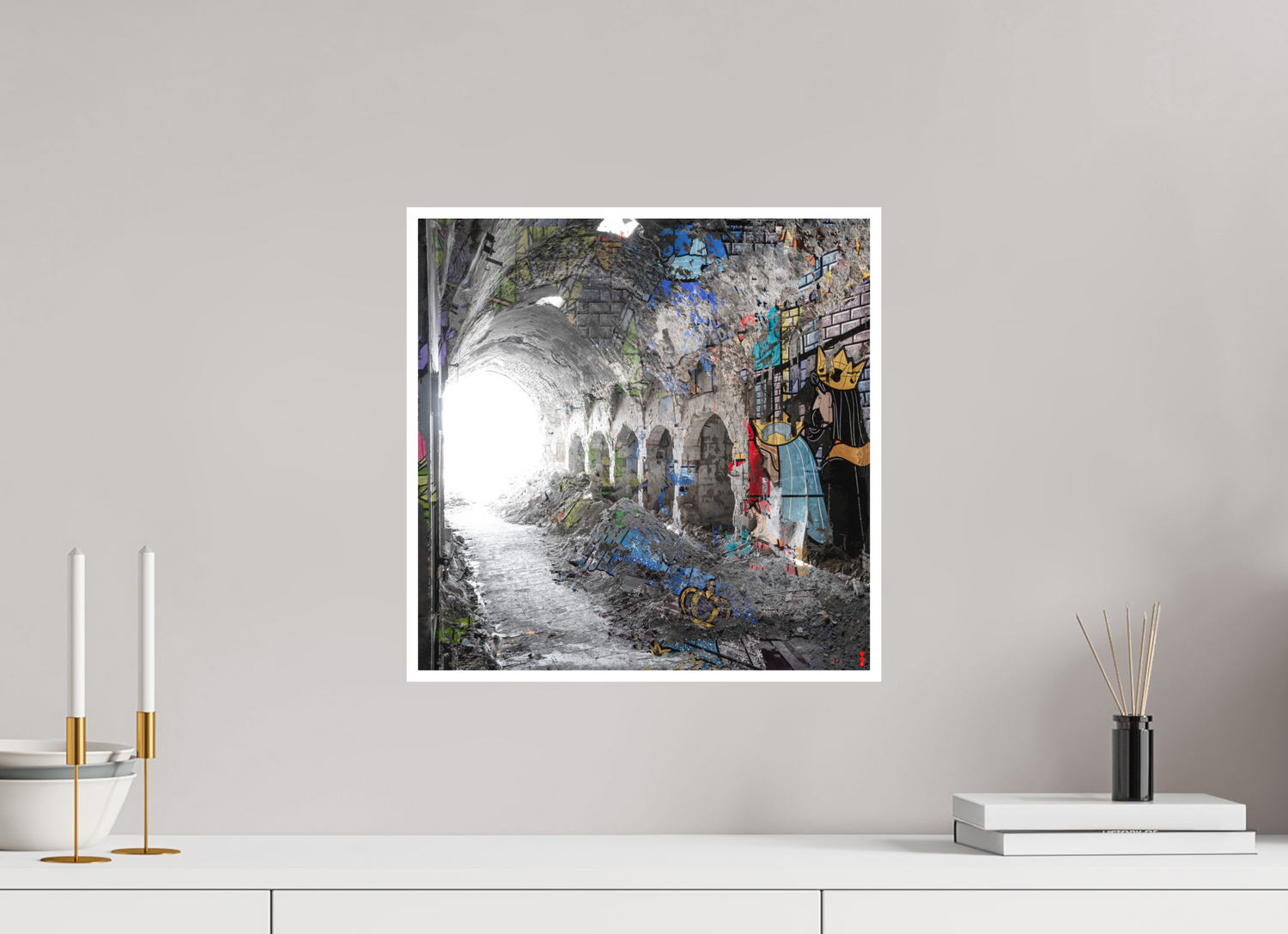 40 x 40 cm, Fine Art Print Hahnemühle William Turner RED³ SCSI Maysa II