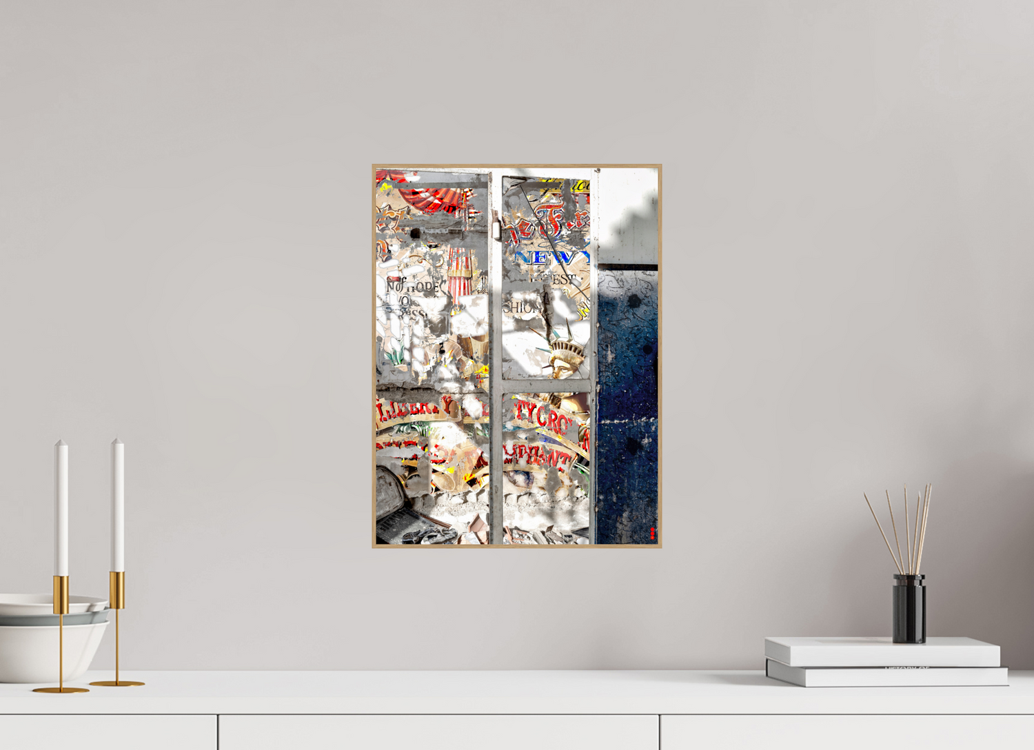 30 x 40 cm, Foto in ArtBox aus Massivholz Eiche natur RED³ SCSI Malahat III