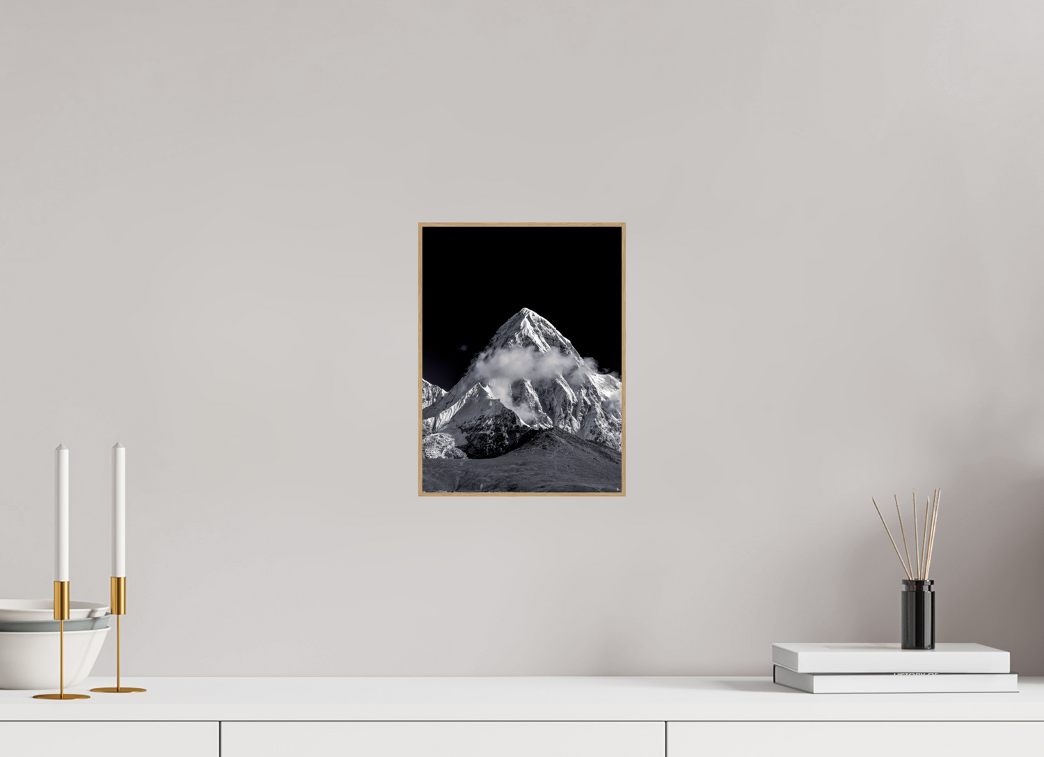 21 x 28 cm, Foto in ArtBox aus Massivholz Eiche natur RED³ Samten III