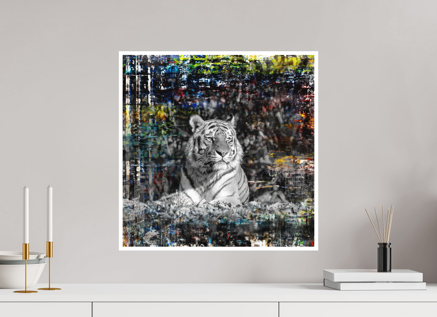 50 x 50 cm, Fine Art Print Hahnemühle William Turner RED³ WC Lubaya II