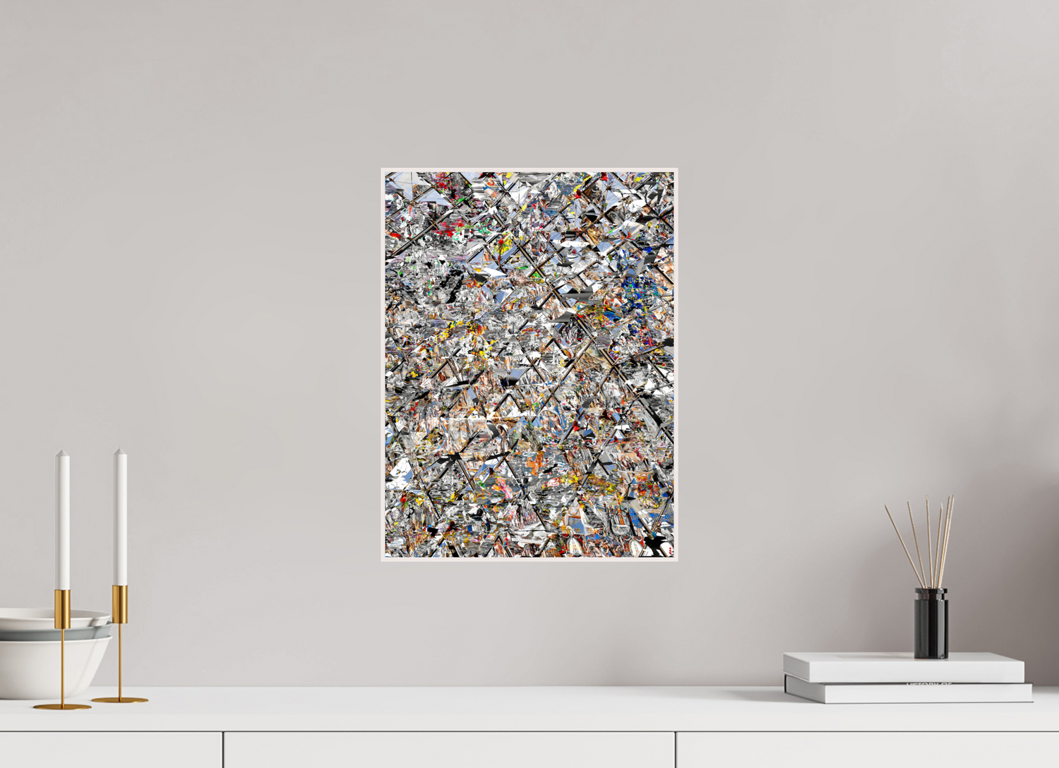 30 x 40 cm, Foto in ArtBox aus Massivholz Ahorn weiß RED³ HP Lacrimosa III