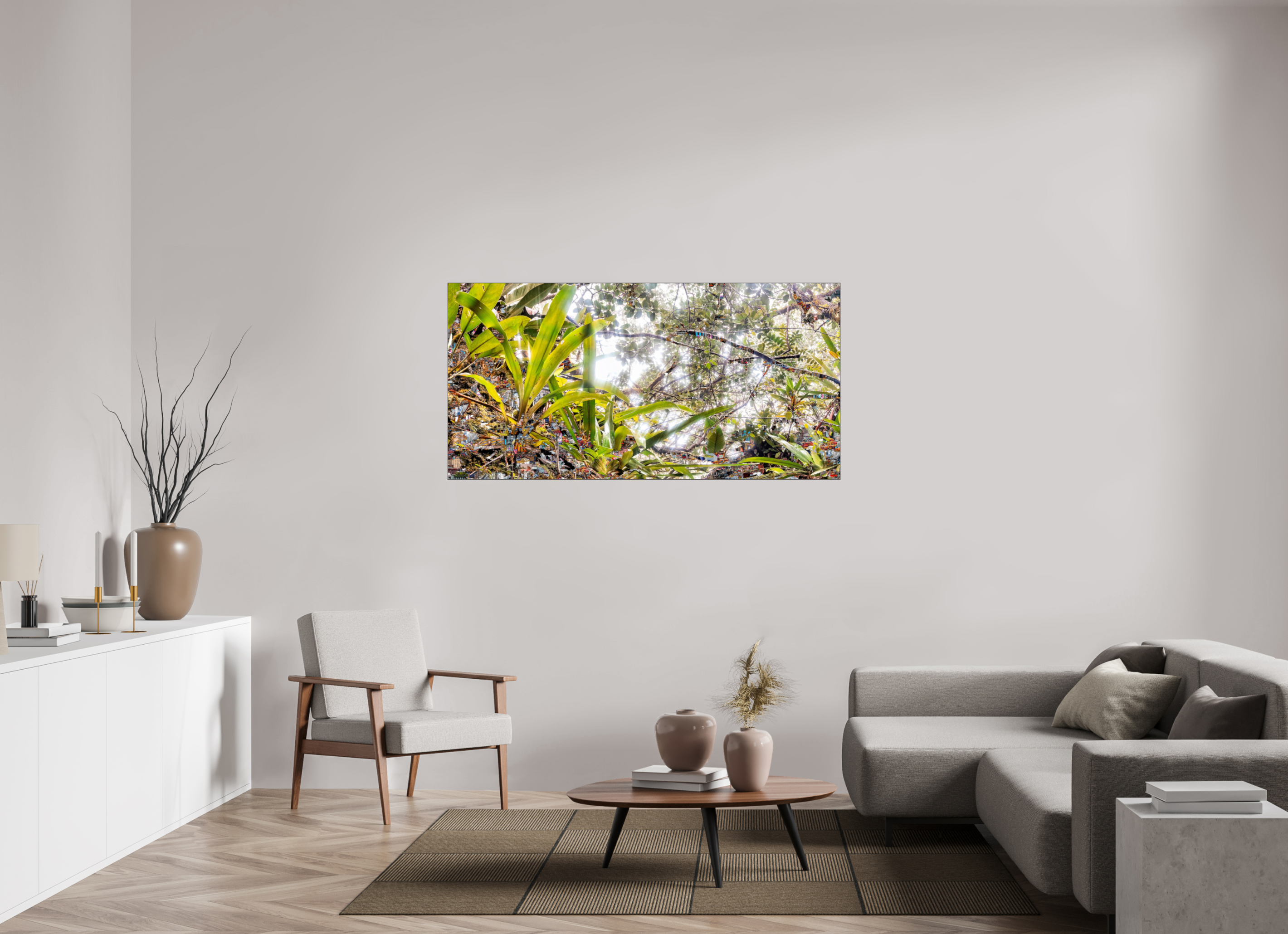 160 x 80 cm, Slimline Einfassung schwarz unter 2mm Acrylglas FA HP Amara V