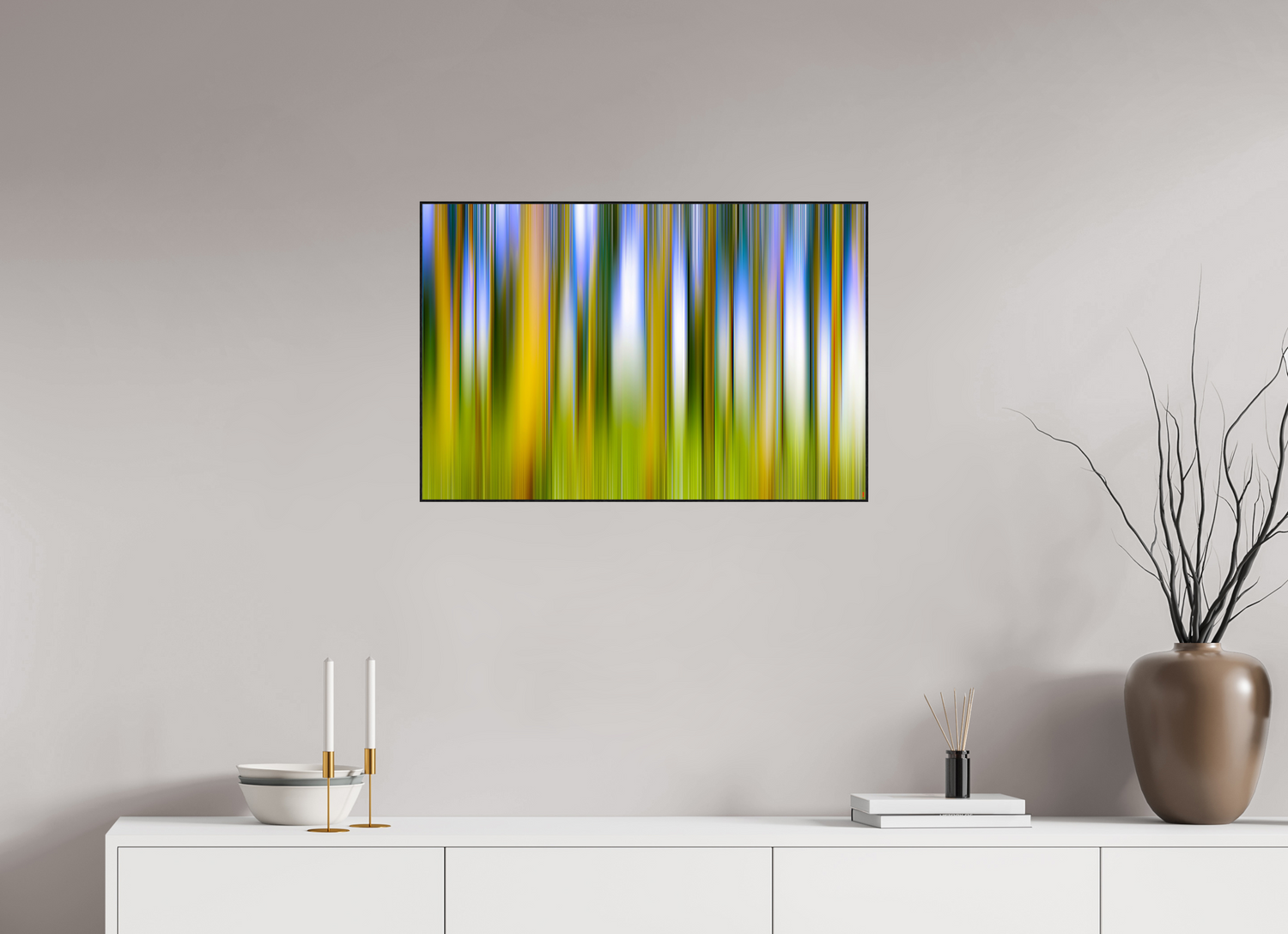 75 x 50 cm, Foto in ArtBox aus Massivholz Eiche schwarz RED³ PH Ayashe I