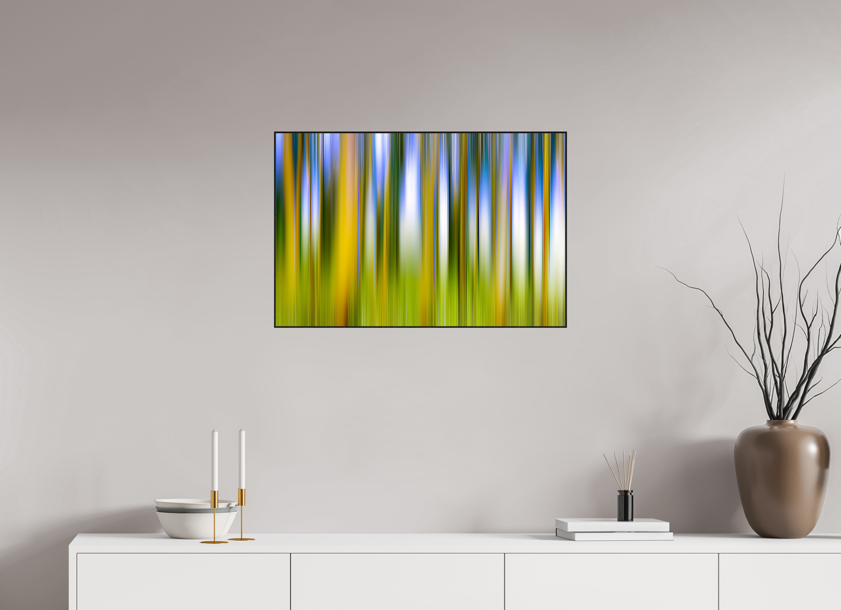 75 x 50 cm, Foto in ArtBox aus Massivholz Eiche schwarz RED³ PH Ayashe I