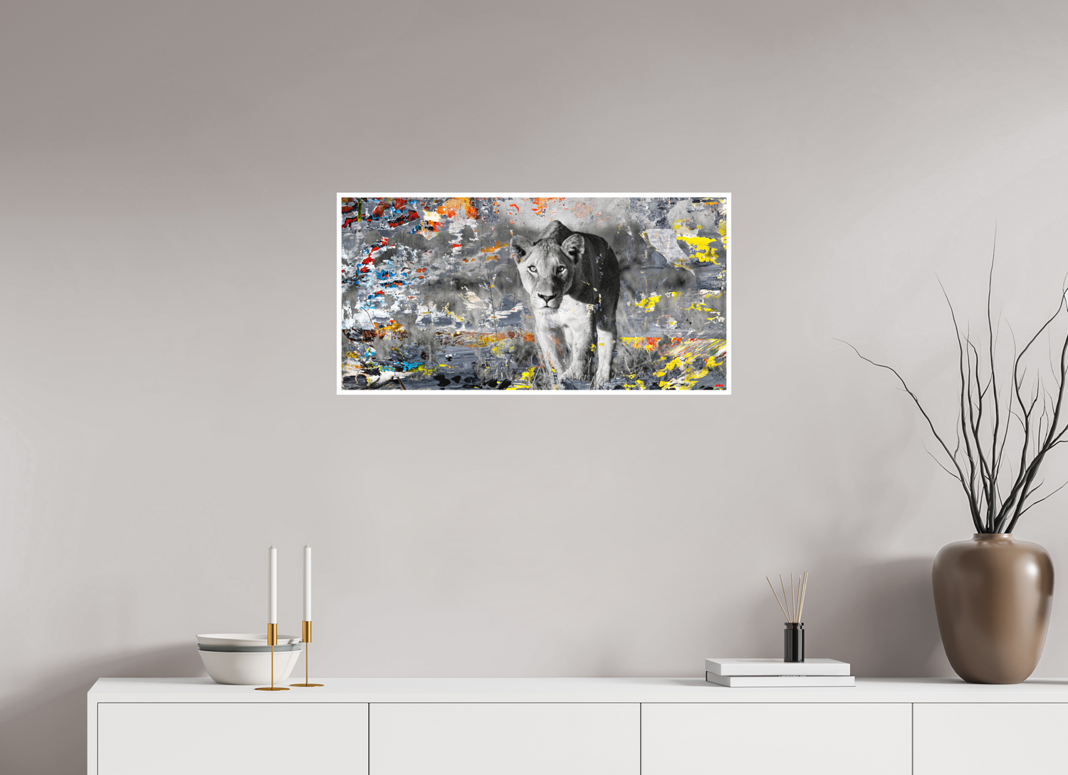 80 x 40 cm, Fine Art Print Hahnemühle William Turner RED³ WC Lamaya V