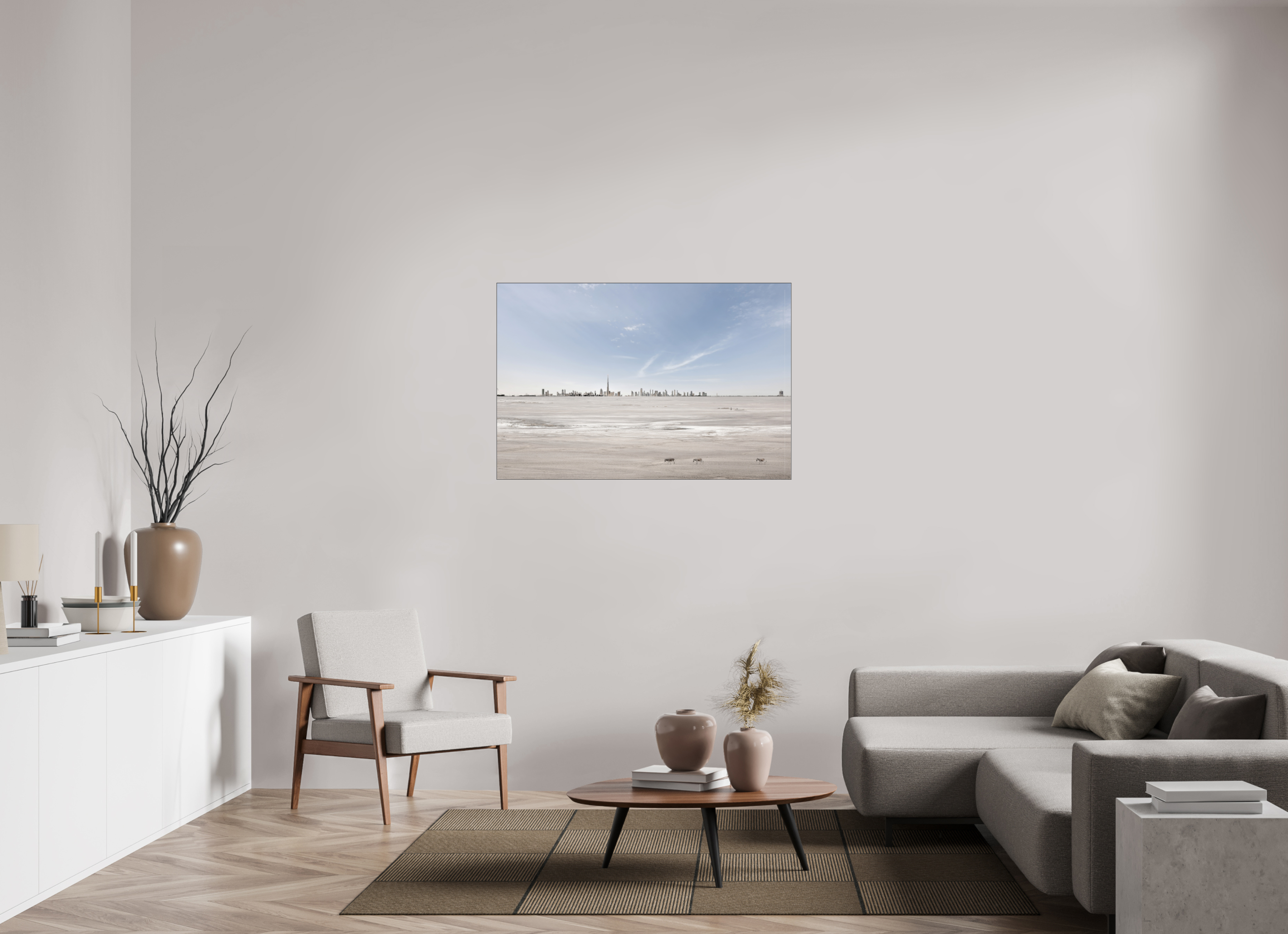 120 x 80 cm, Slimline Einfassung schwarz unter 2mm Acrylglas FA HP Ayashe I