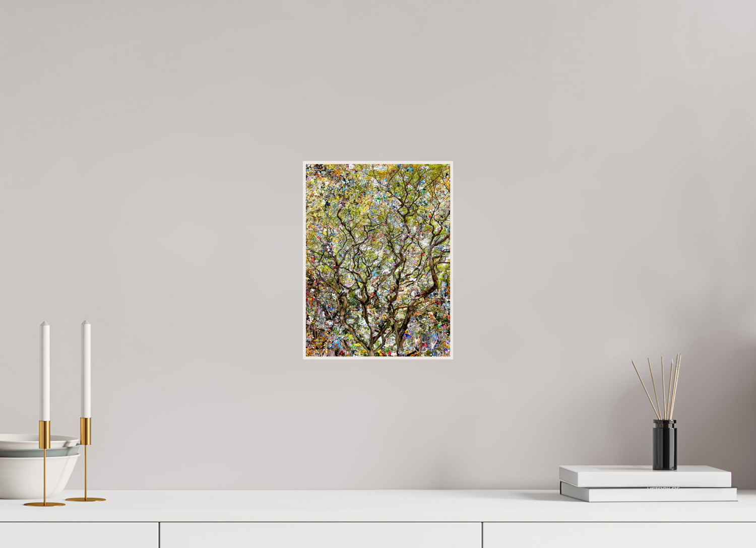 21 x 28 cm, Foto in ArtBox aus Massivholz Ahorn weiß RED³ HP Shakini III