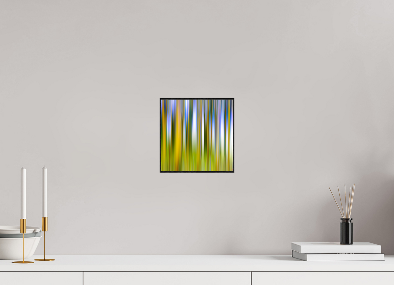 20 x 20 cm, Foto in ArtBox aus Massivholz Eiche schwarz RED³ PH Ayashe II