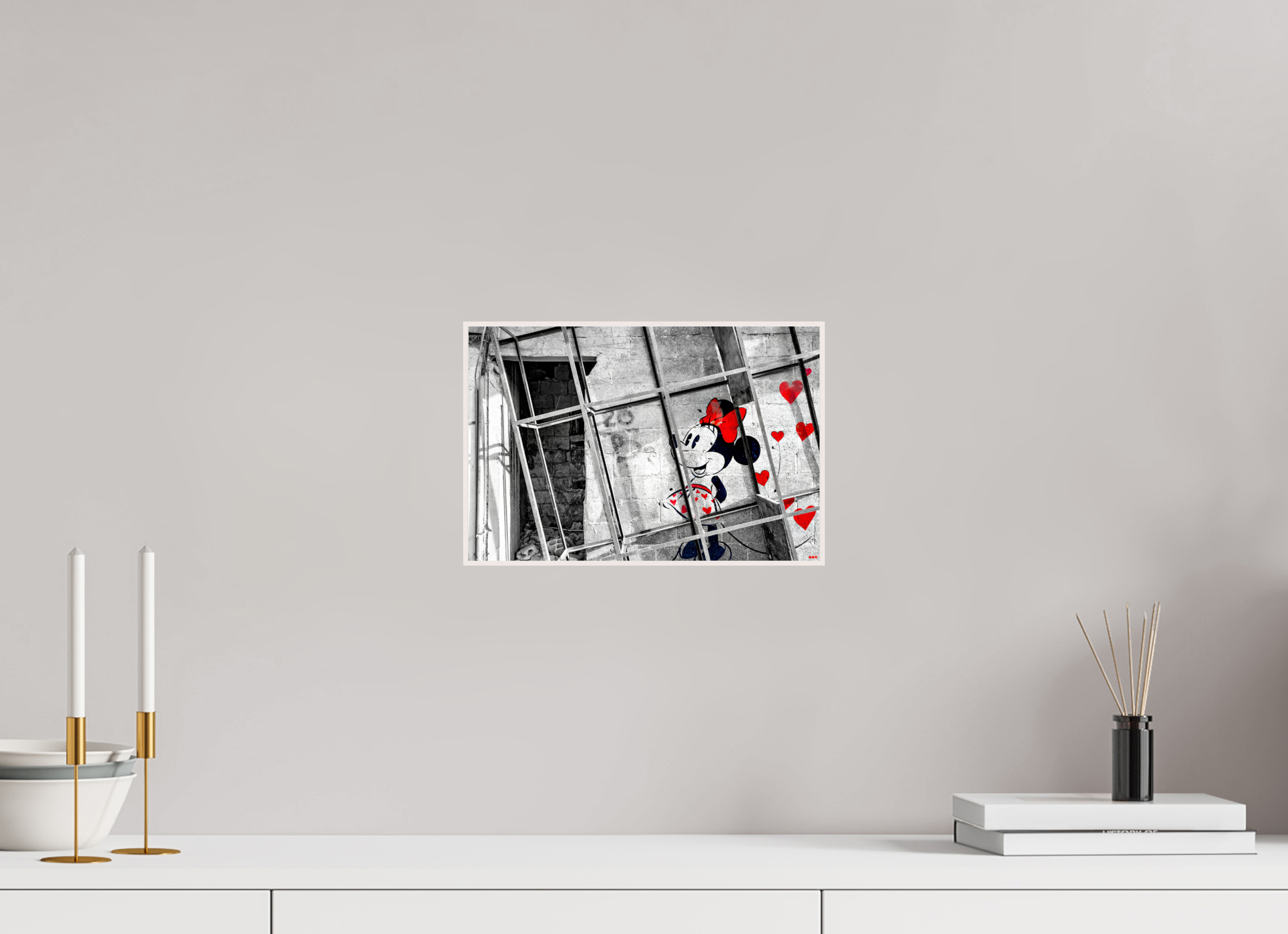 30 x 20 cm, Foto in ArtBox aus Massivholz Ahorn weiß RED³ SCSI Madiar I